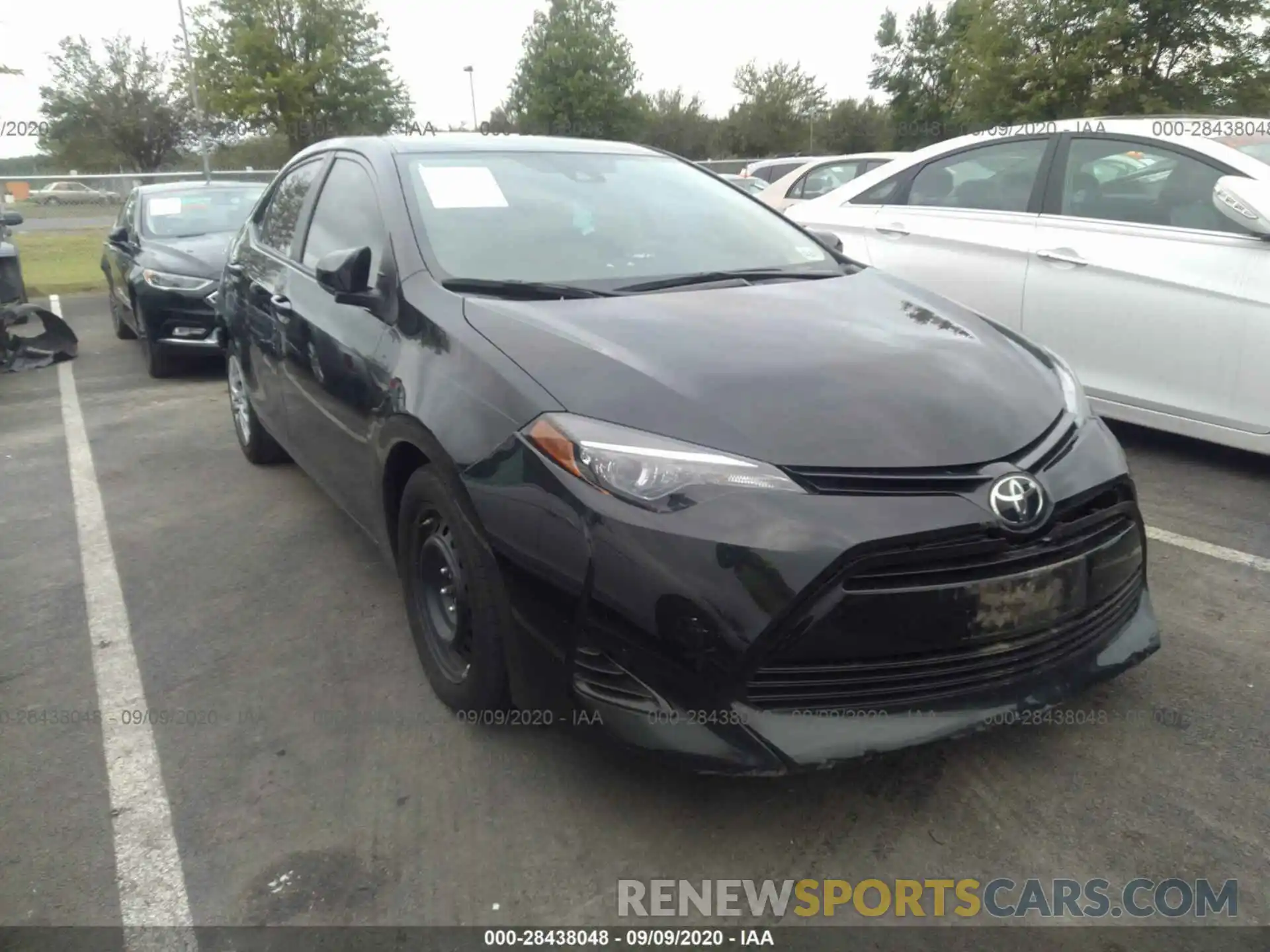 1 Photograph of a damaged car 2T1BURHEXKC193588 TOYOTA COROLLA 2019