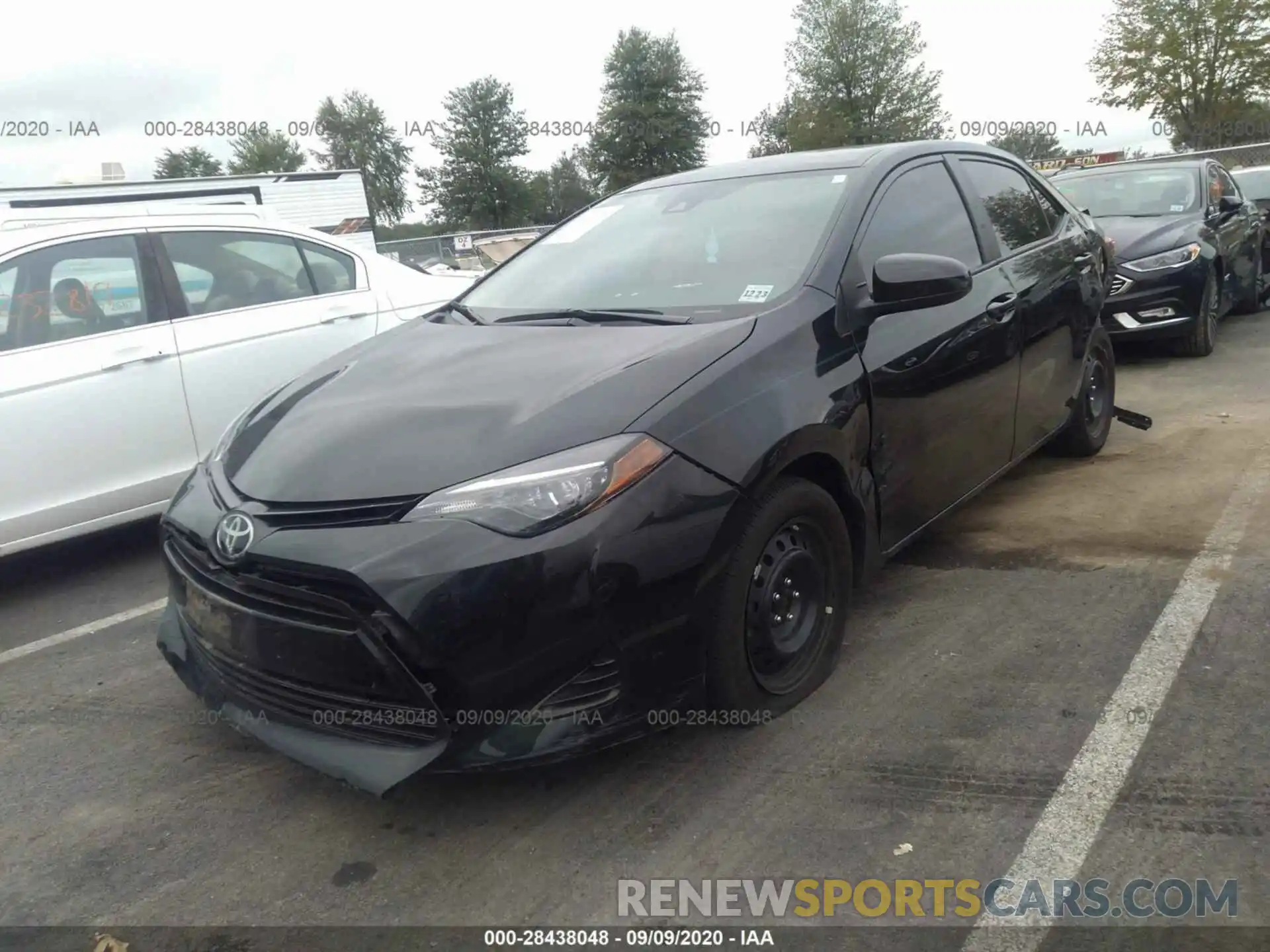 2 Photograph of a damaged car 2T1BURHEXKC193588 TOYOTA COROLLA 2019