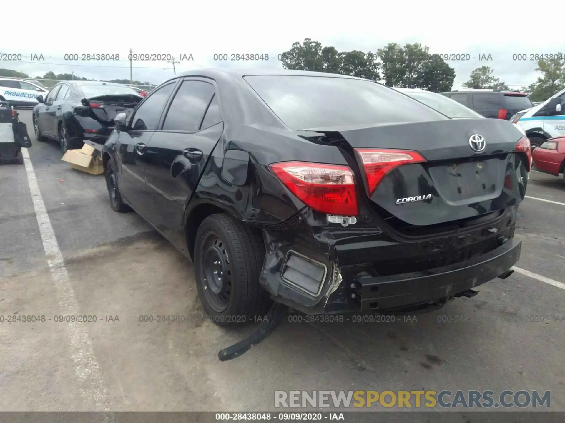 3 Photograph of a damaged car 2T1BURHEXKC193588 TOYOTA COROLLA 2019