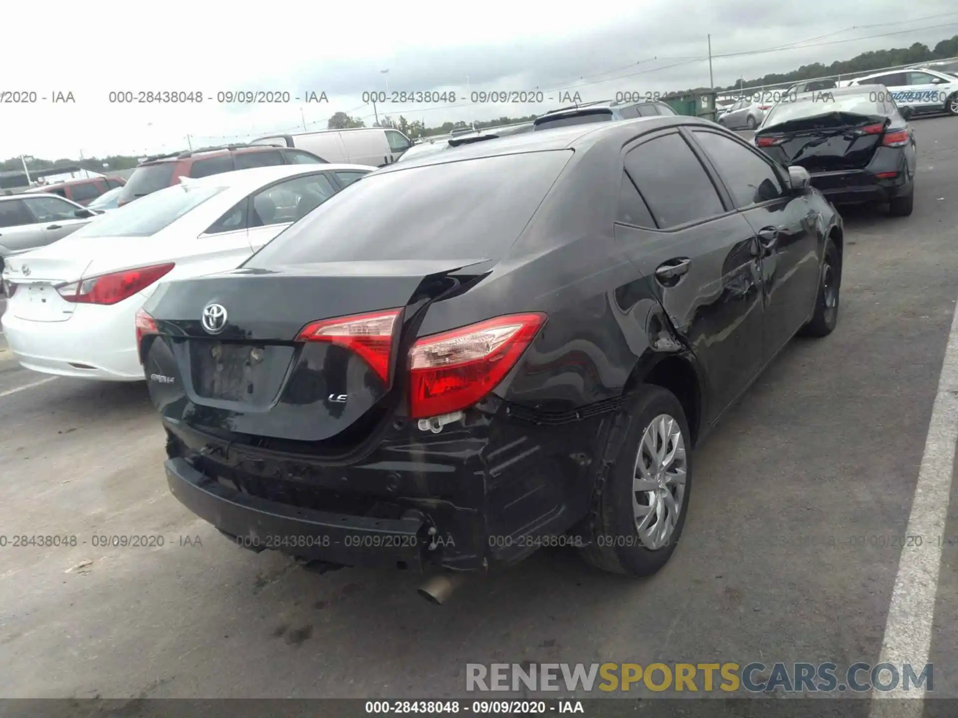 4 Photograph of a damaged car 2T1BURHEXKC193588 TOYOTA COROLLA 2019