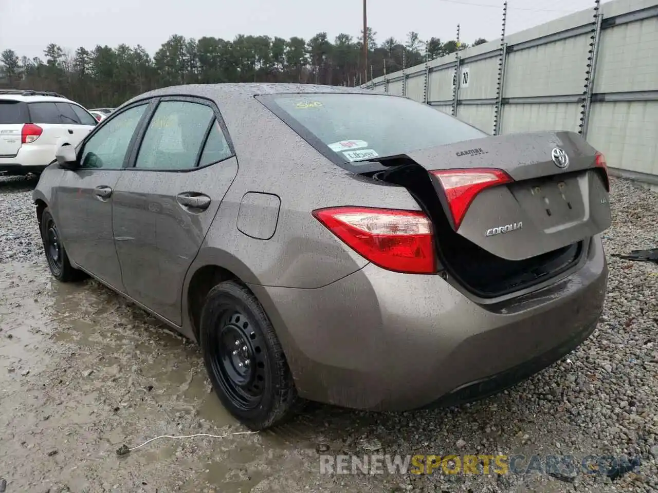 3 Photograph of a damaged car 2T1BURHEXKC193896 TOYOTA COROLLA 2019