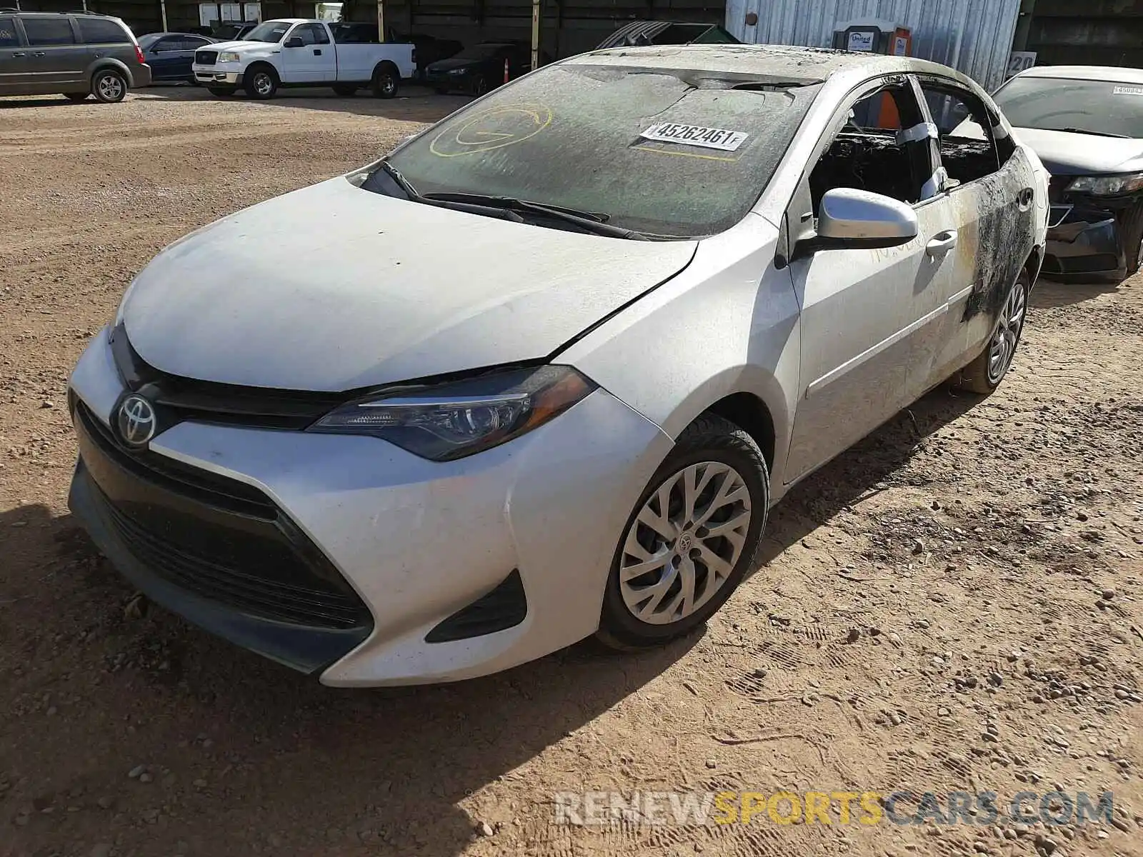 2 Photograph of a damaged car 2T1BURHEXKC194188 TOYOTA COROLLA 2019