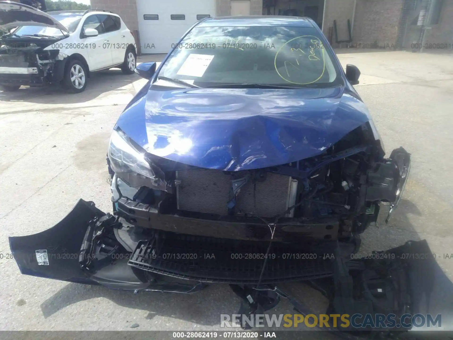 6 Photograph of a damaged car 2T1BURHEXKC194210 TOYOTA COROLLA 2019