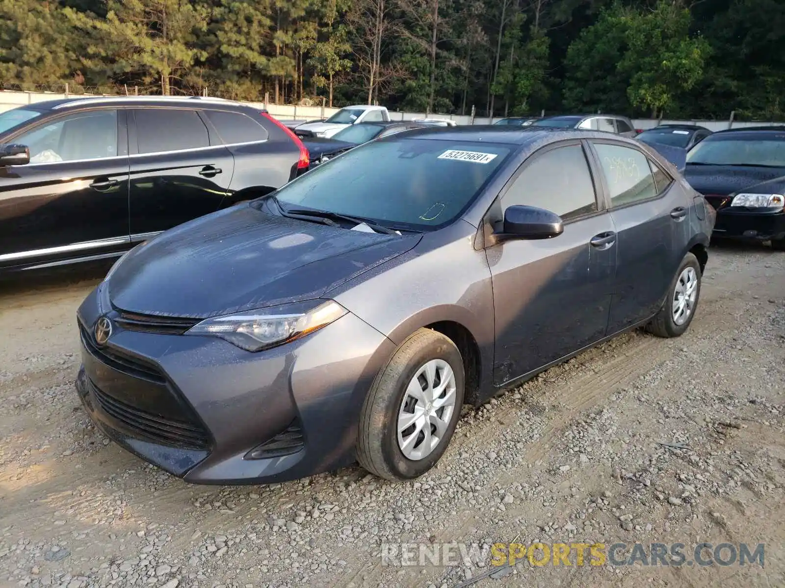 2 Photograph of a damaged car 2T1BURHEXKC194224 TOYOTA COROLLA 2019