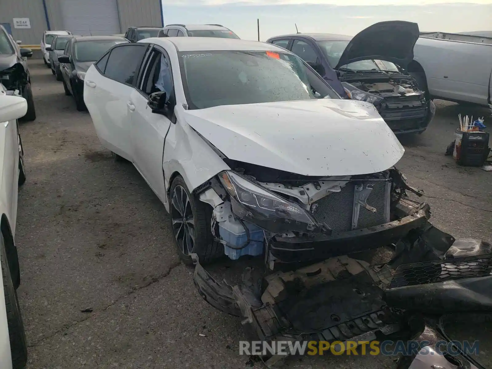 1 Photograph of a damaged car 2T1BURHEXKC194708 TOYOTA COROLLA 2019