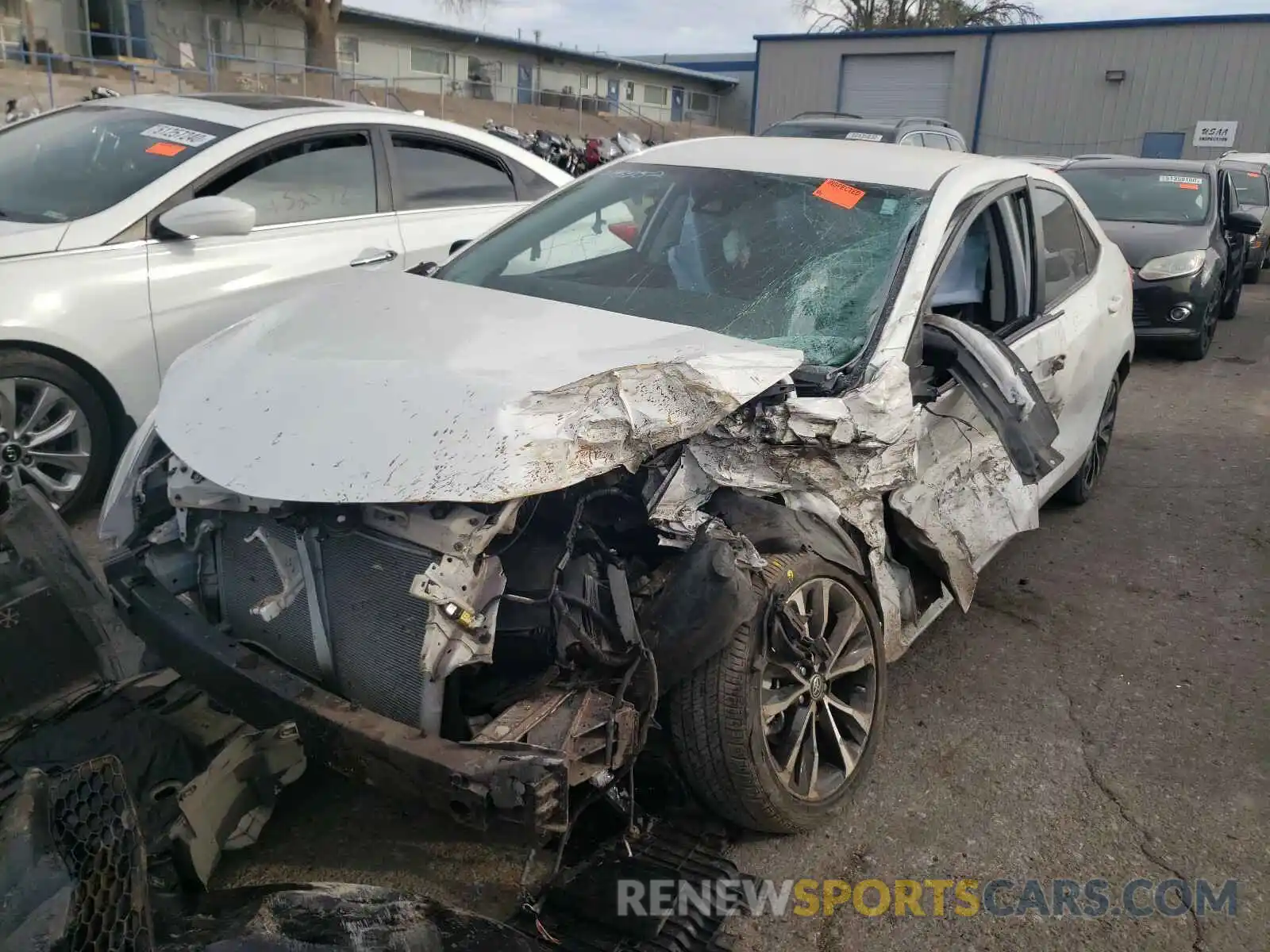 2 Photograph of a damaged car 2T1BURHEXKC194708 TOYOTA COROLLA 2019