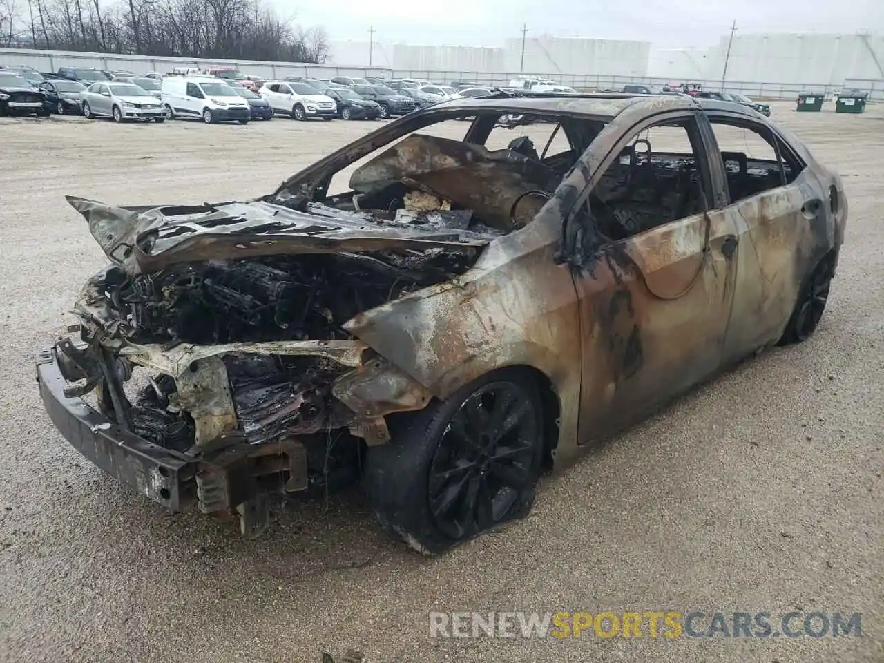 2 Photograph of a damaged car 2T1BURHEXKC194840 TOYOTA COROLLA 2019