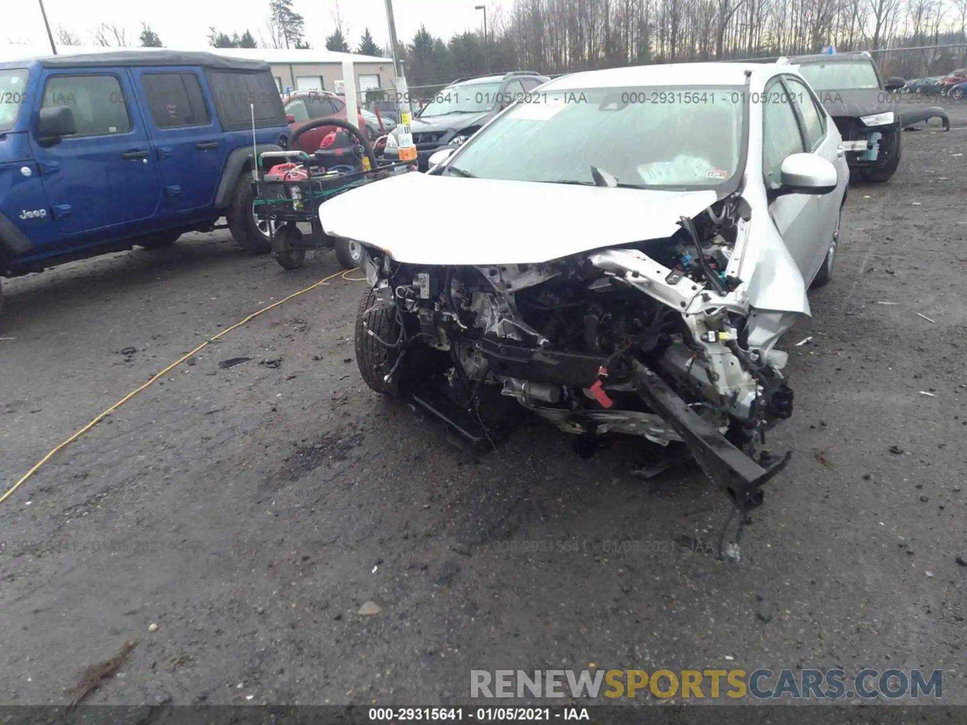 6 Photograph of a damaged car 2T1BURHEXKC195194 TOYOTA COROLLA 2019