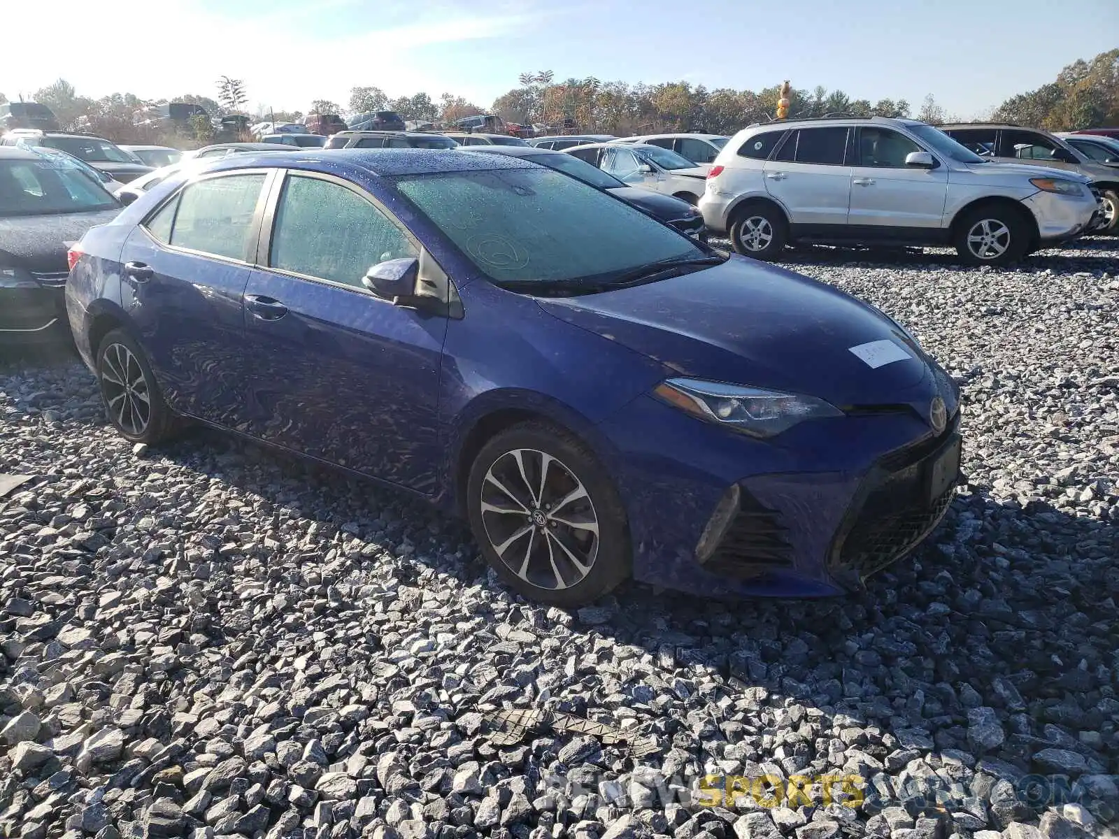 1 Photograph of a damaged car 2T1BURHEXKC195941 TOYOTA COROLLA 2019