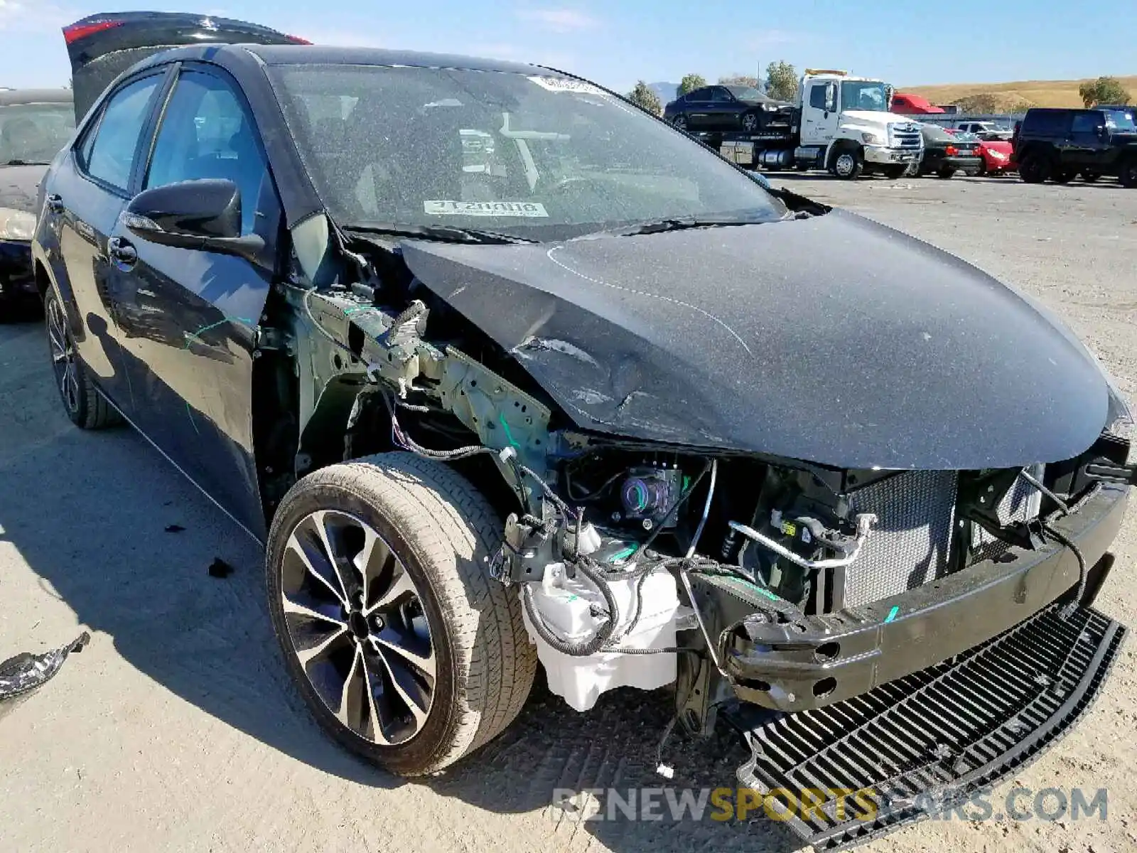 1 Photograph of a damaged car 2T1BURHEXKC196085 TOYOTA COROLLA 2019