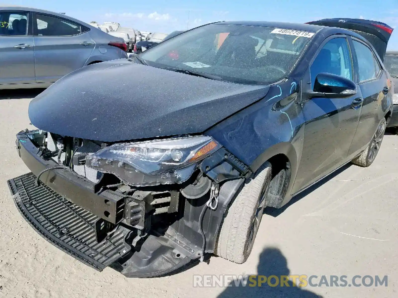 2 Photograph of a damaged car 2T1BURHEXKC196085 TOYOTA COROLLA 2019