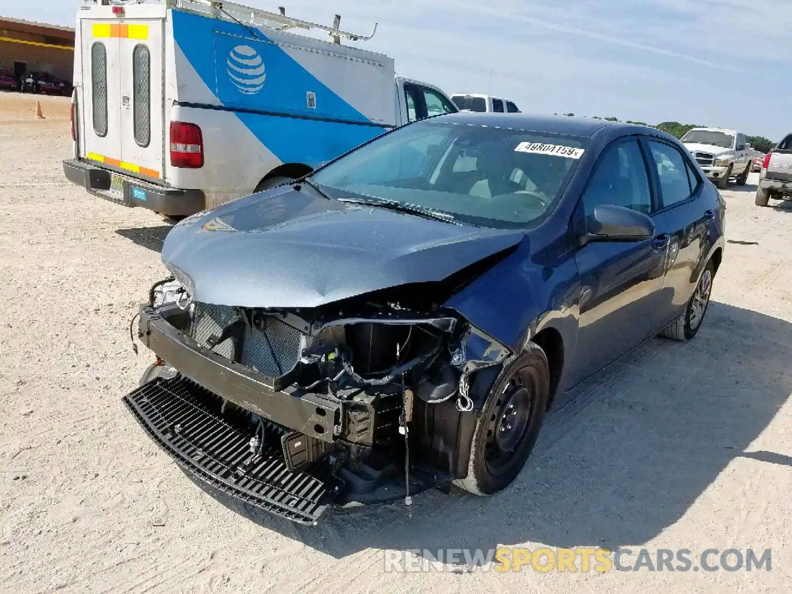 2 Photograph of a damaged car 2T1BURHEXKC196216 TOYOTA COROLLA 2019