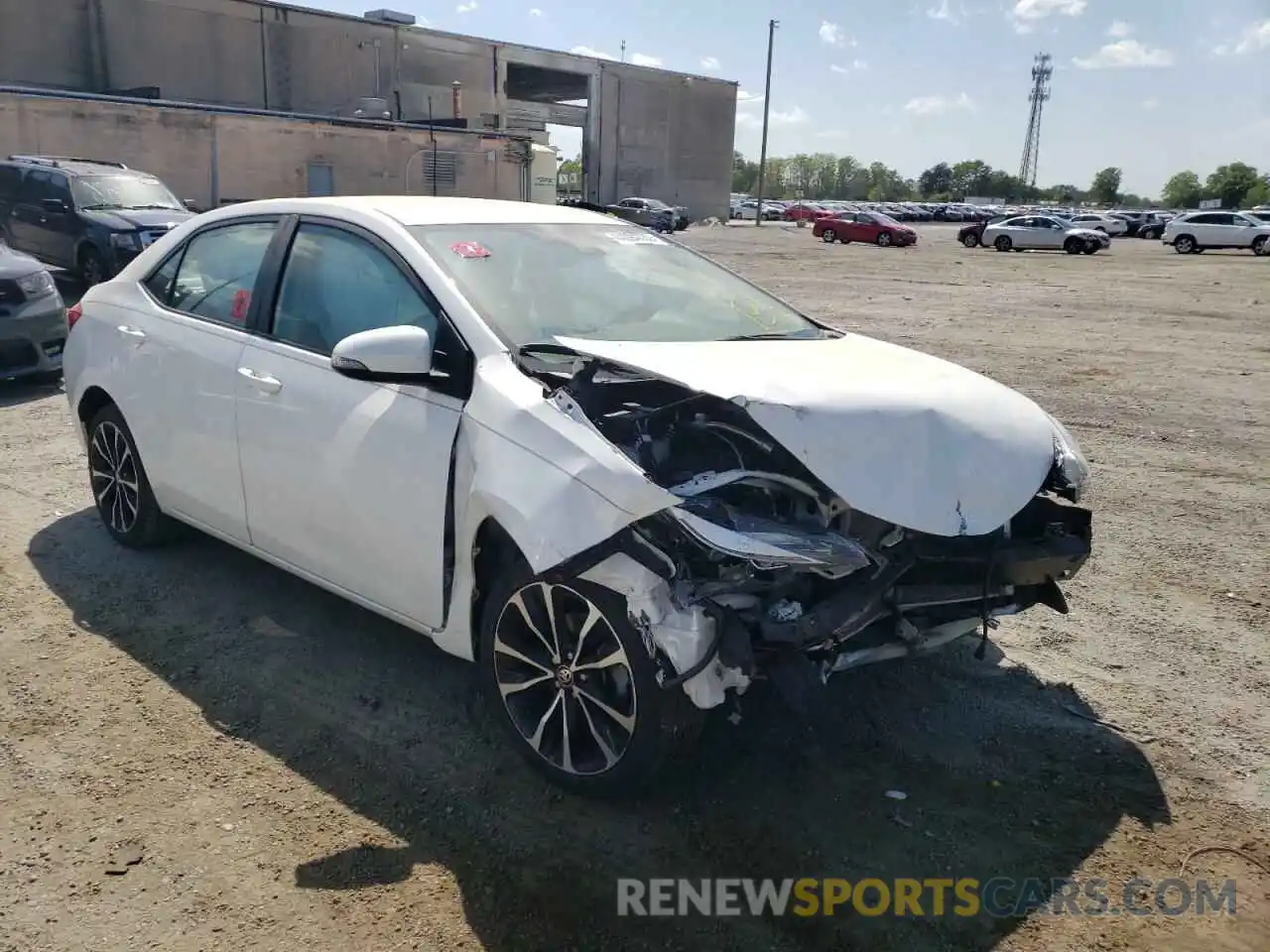 1 Photograph of a damaged car 2T1BURHEXKC196619 TOYOTA COROLLA 2019