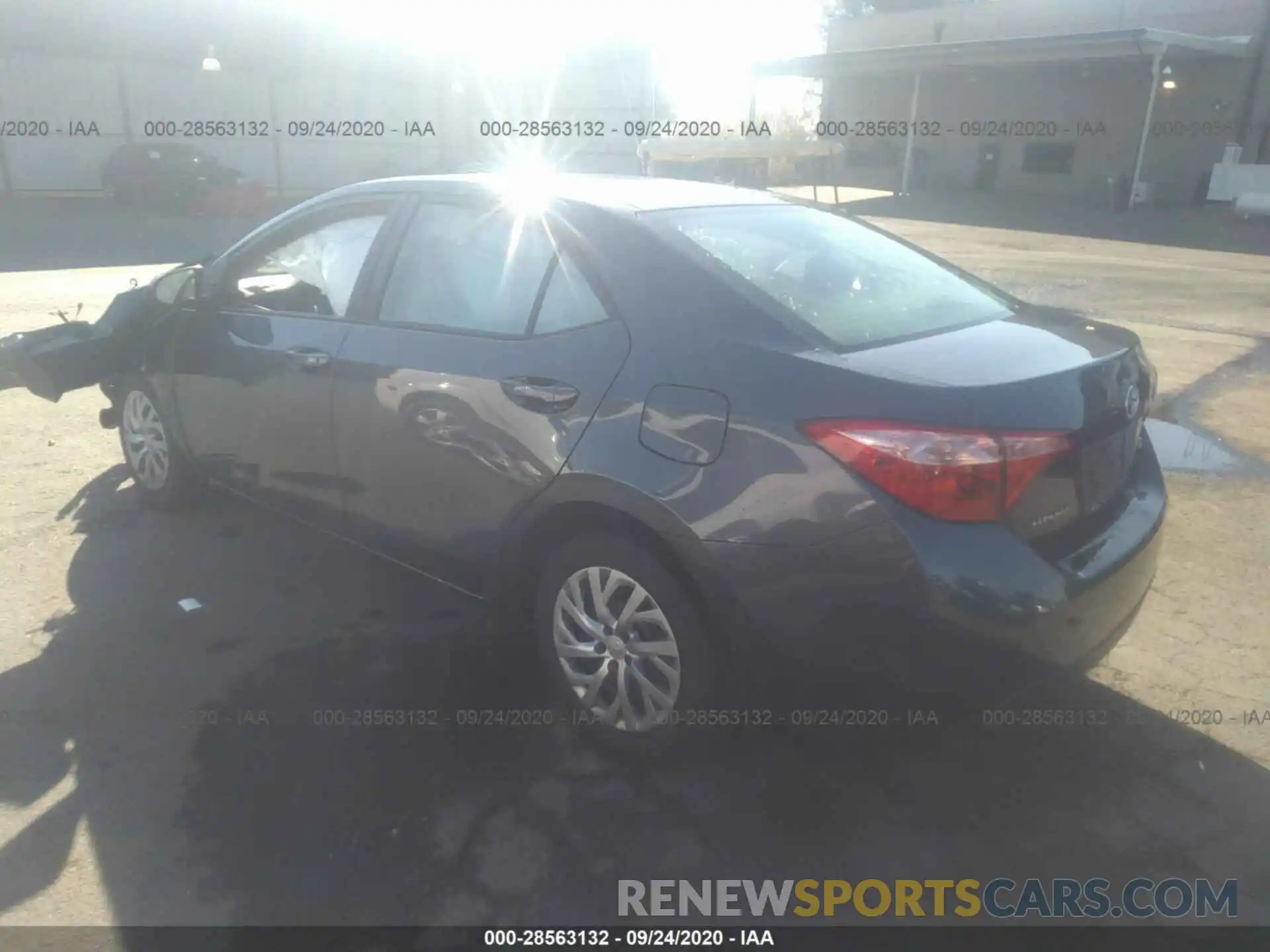 3 Photograph of a damaged car 2T1BURHEXKC197186 TOYOTA COROLLA 2019