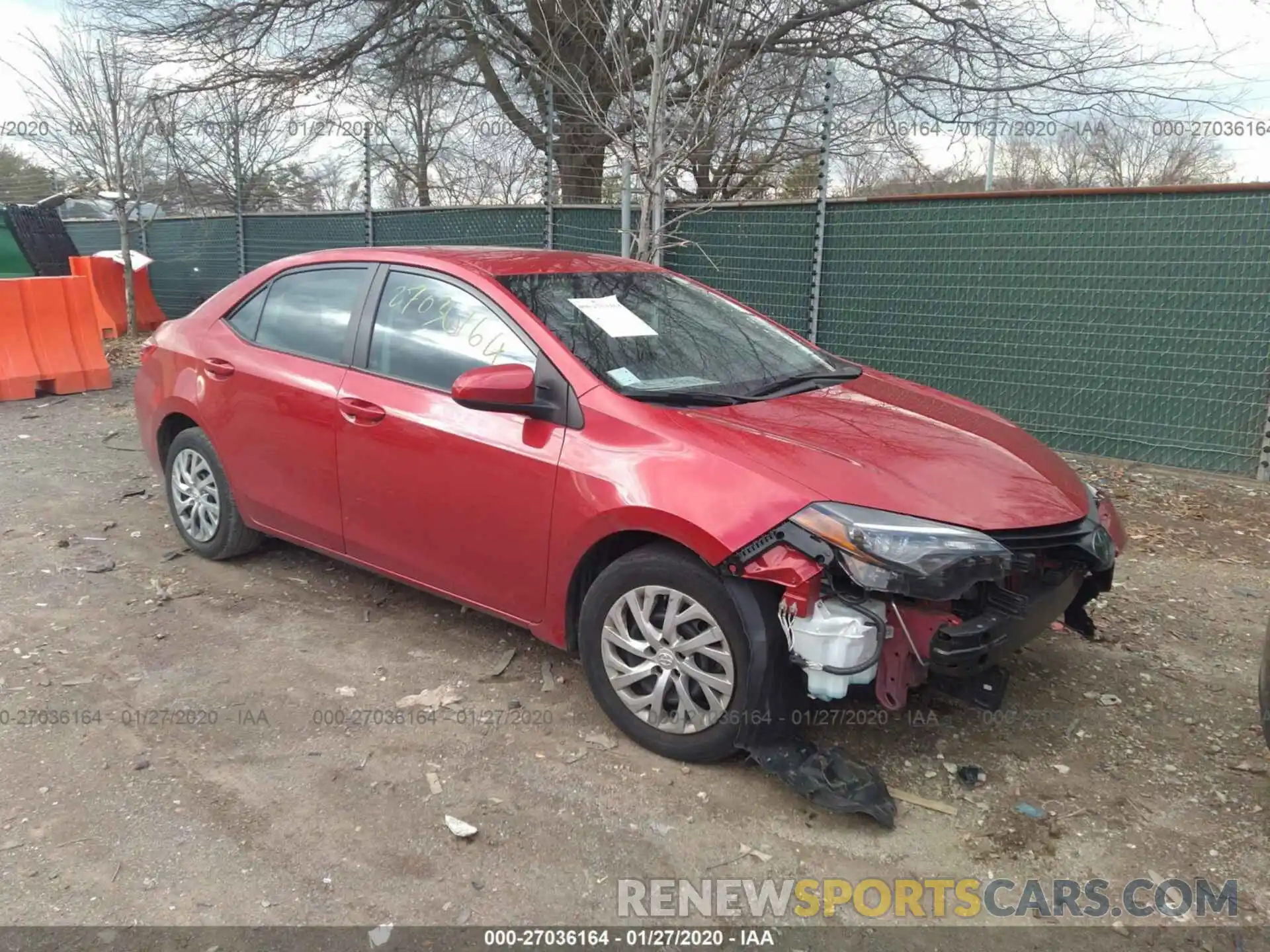 1 Photograph of a damaged car 2T1BURHEXKC197365 TOYOTA COROLLA 2019