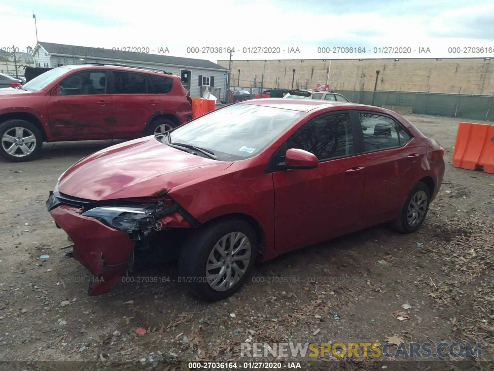 2 Photograph of a damaged car 2T1BURHEXKC197365 TOYOTA COROLLA 2019