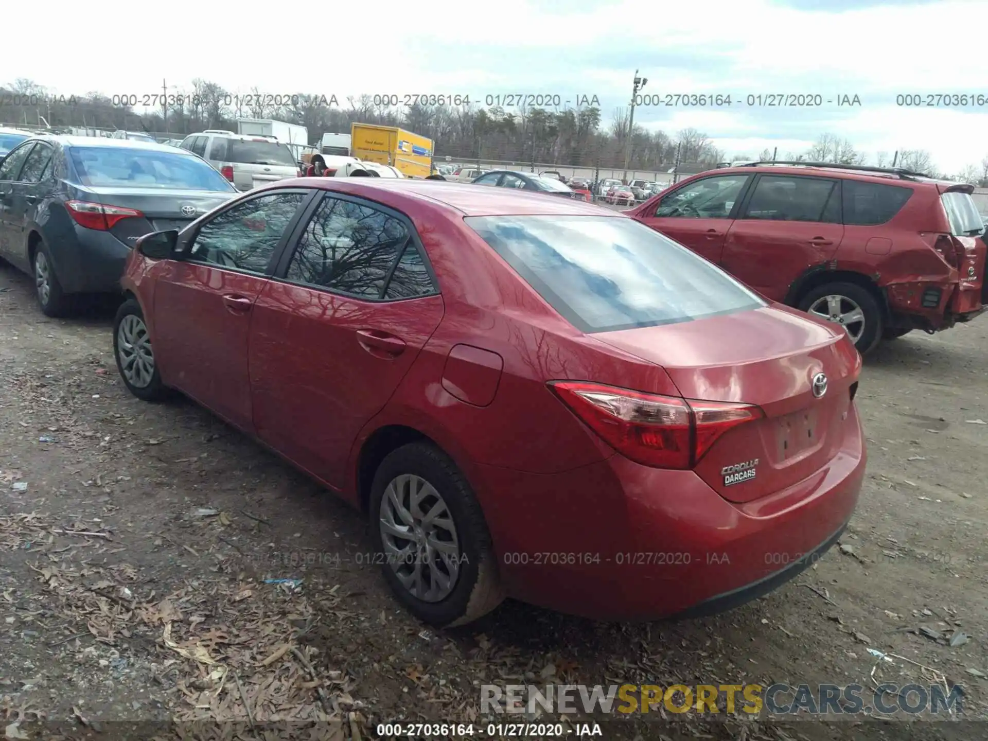 3 Photograph of a damaged car 2T1BURHEXKC197365 TOYOTA COROLLA 2019