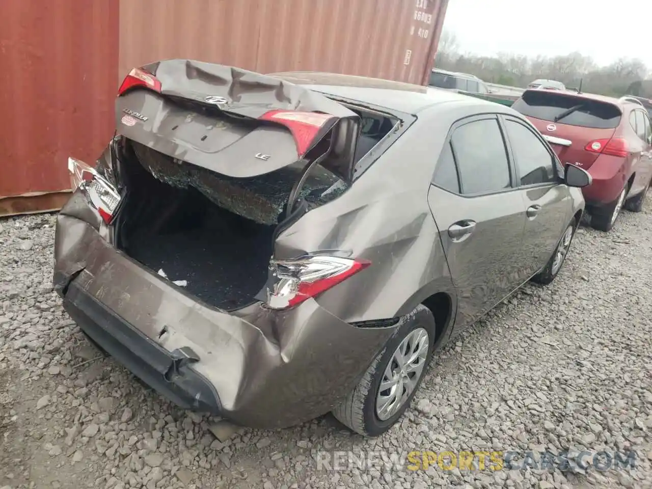 4 Photograph of a damaged car 2T1BURHEXKC197740 TOYOTA COROLLA 2019