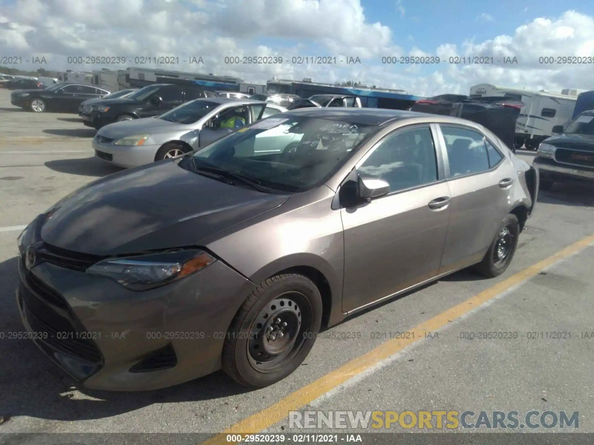 2 Photograph of a damaged car 2T1BURHEXKC198337 TOYOTA COROLLA 2019