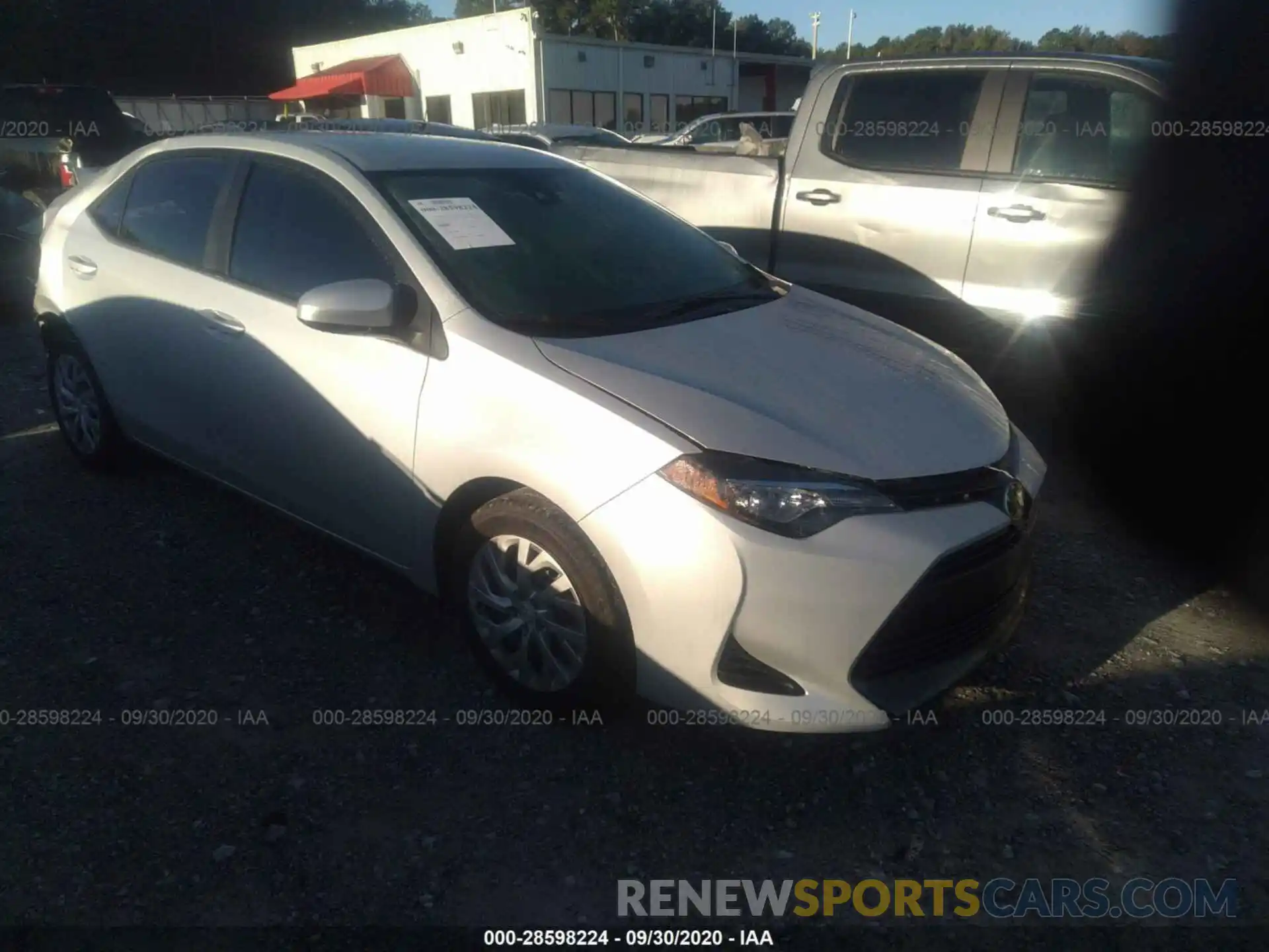 1 Photograph of a damaged car 2T1BURHEXKC198449 TOYOTA COROLLA 2019