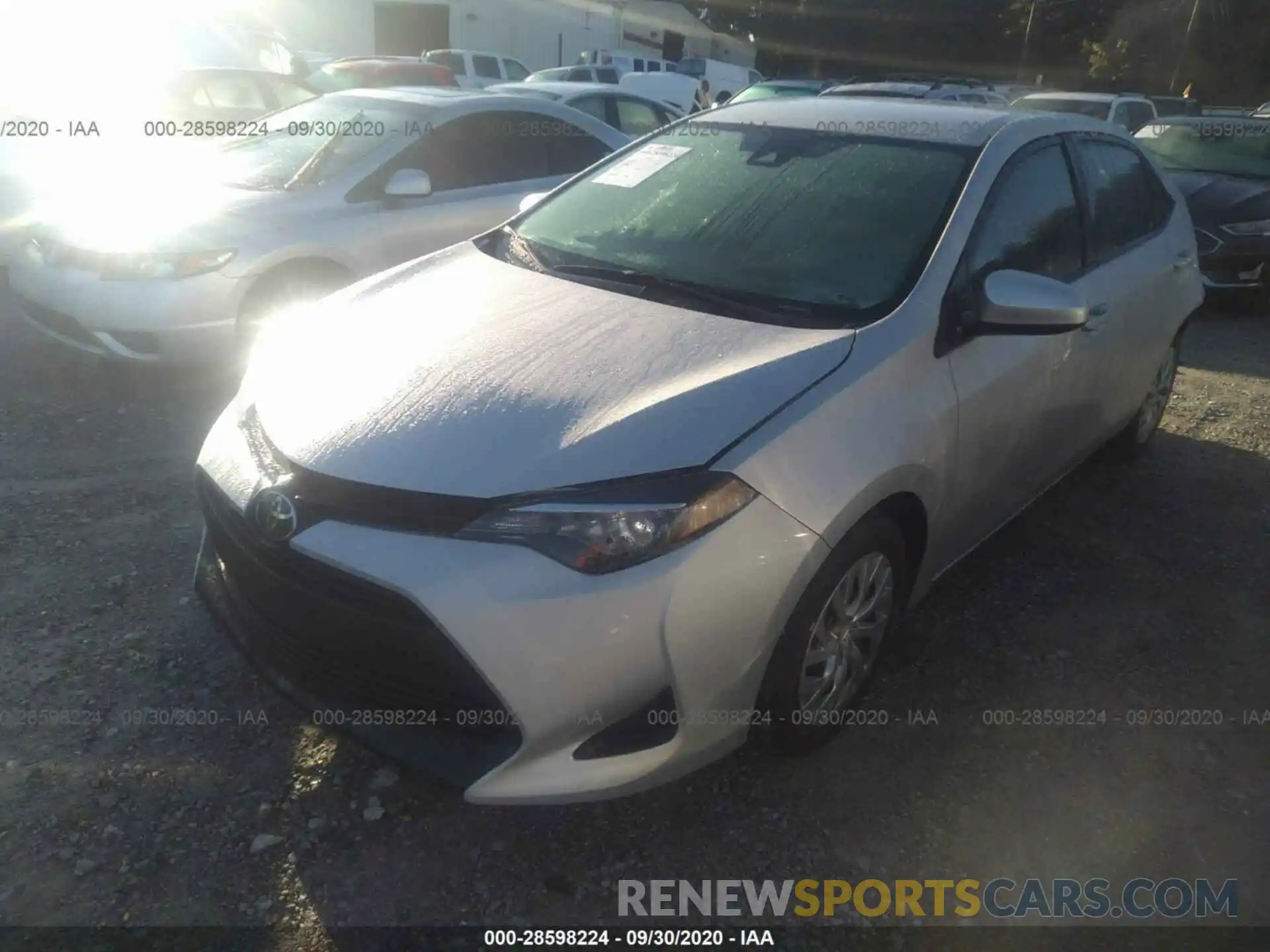 2 Photograph of a damaged car 2T1BURHEXKC198449 TOYOTA COROLLA 2019