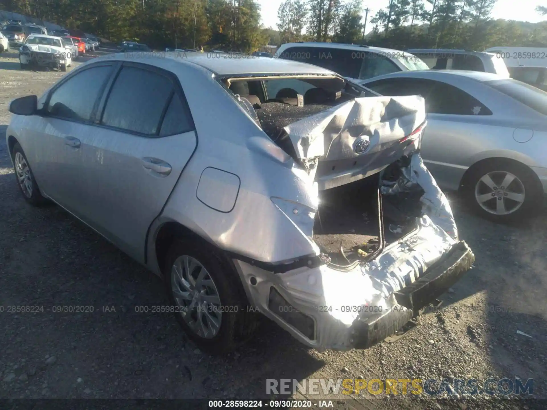 3 Photograph of a damaged car 2T1BURHEXKC198449 TOYOTA COROLLA 2019