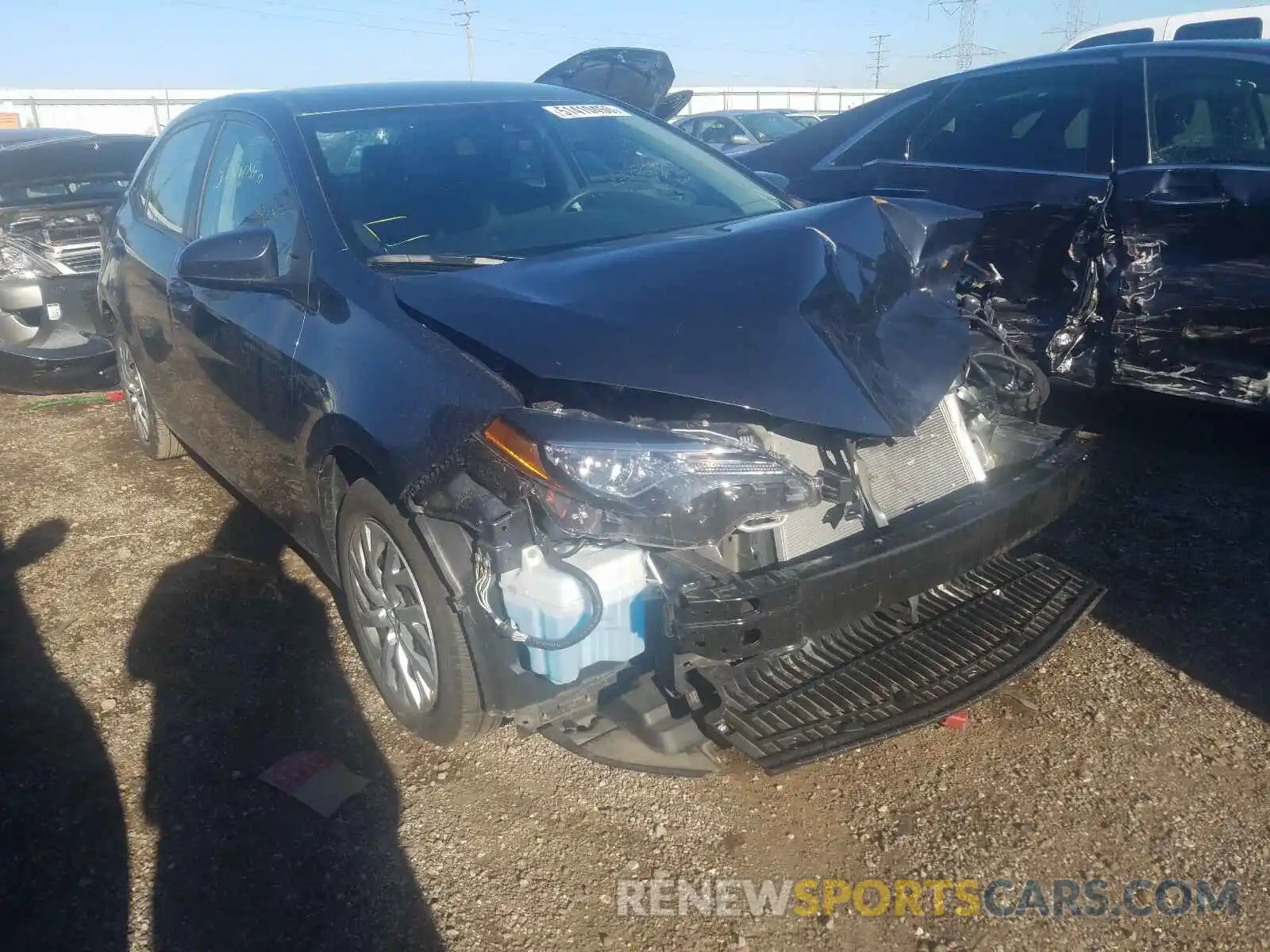 1 Photograph of a damaged car 2T1BURHEXKC198578 TOYOTA COROLLA 2019