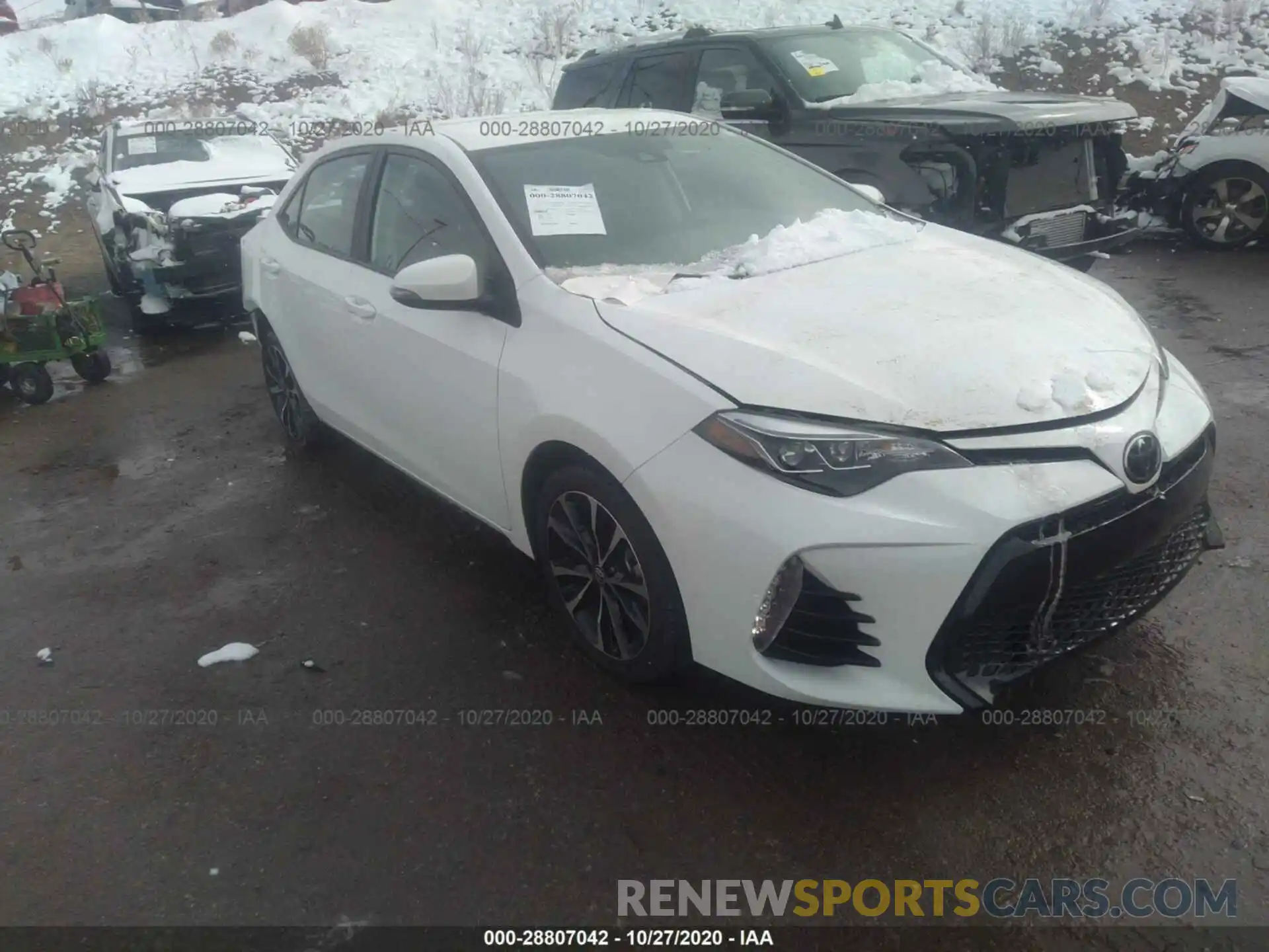 1 Photograph of a damaged car 2T1BURHEXKC199052 TOYOTA COROLLA 2019