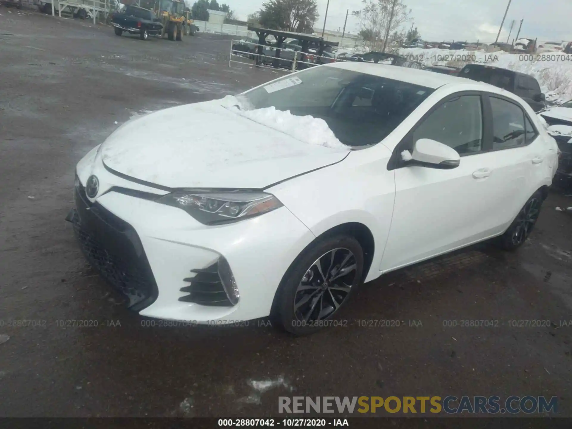 2 Photograph of a damaged car 2T1BURHEXKC199052 TOYOTA COROLLA 2019