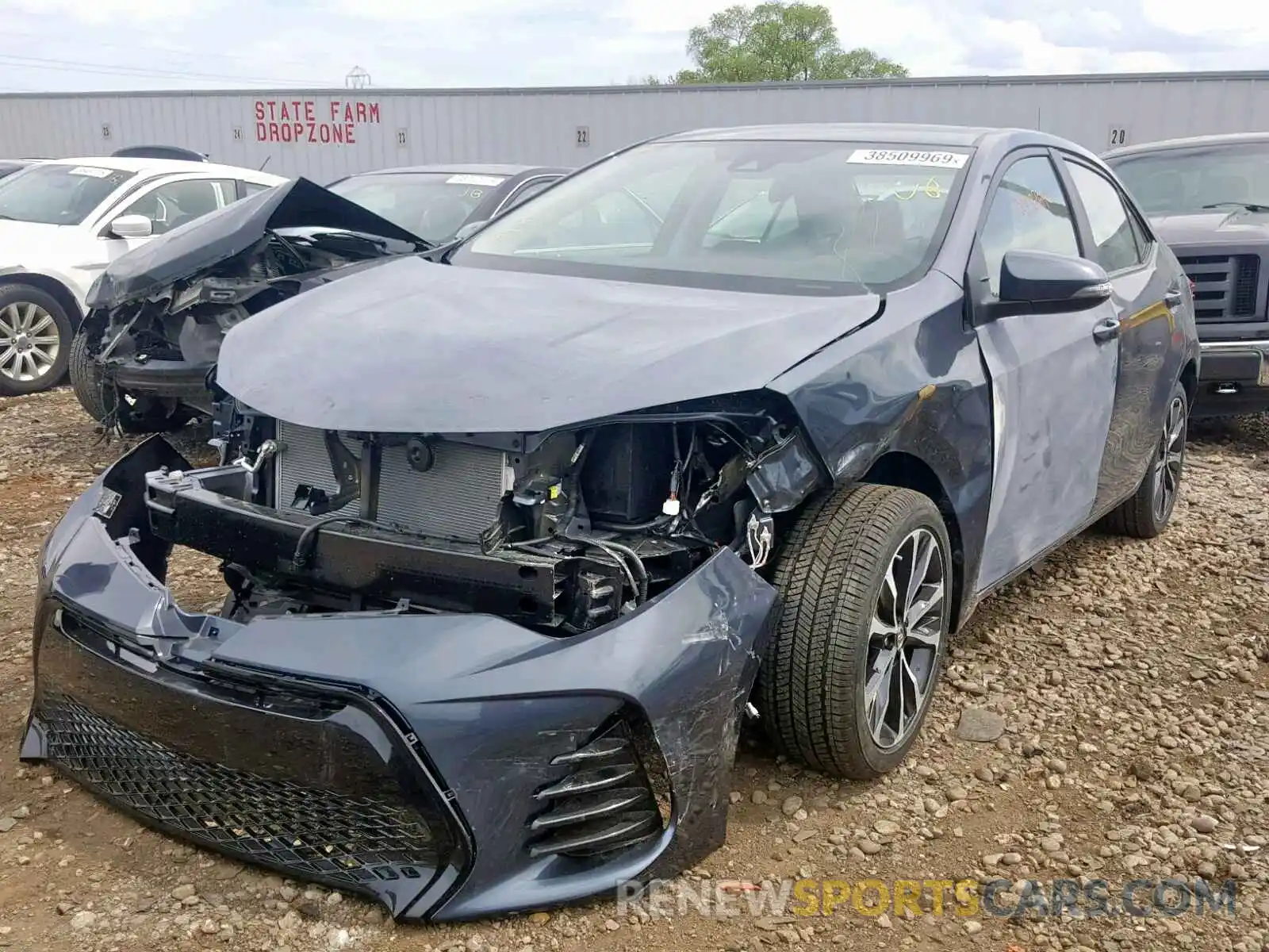 2 Photograph of a damaged car 2T1BURHEXKC199097 TOYOTA COROLLA 2019