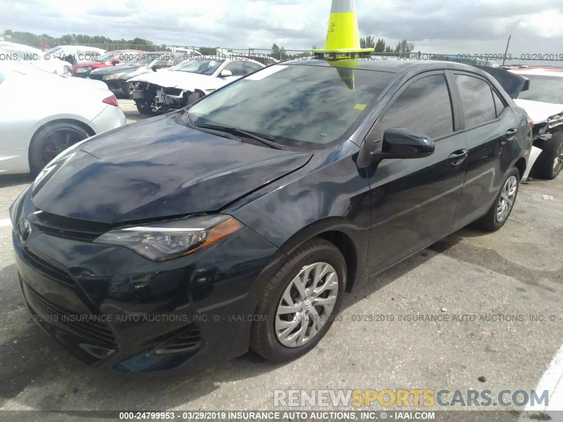 2 Photograph of a damaged car 2T1BURHEXKC199116 TOYOTA COROLLA 2019