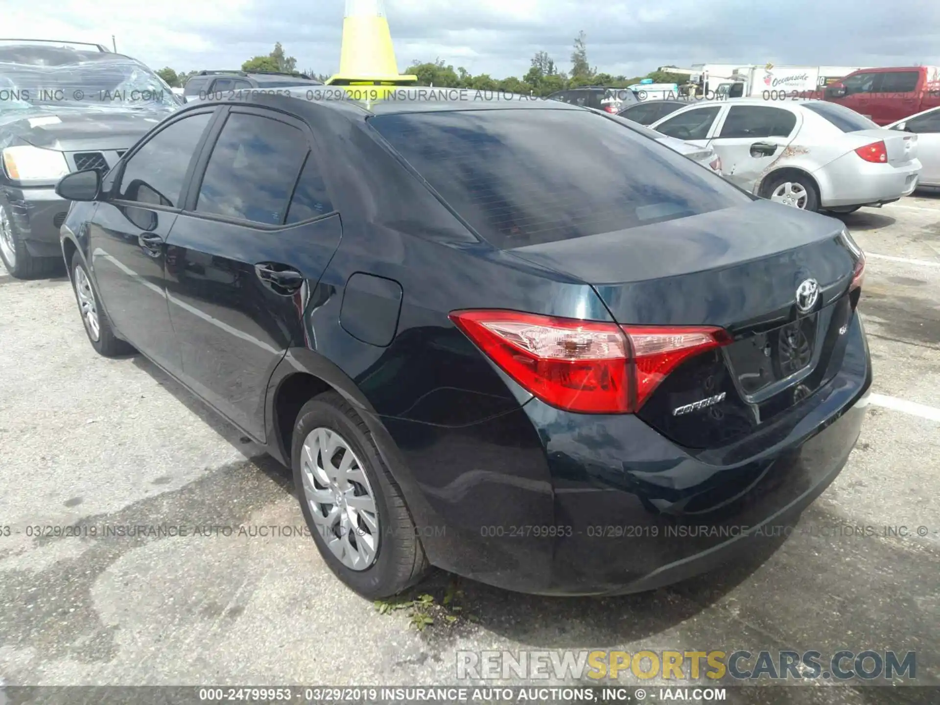 3 Photograph of a damaged car 2T1BURHEXKC199116 TOYOTA COROLLA 2019