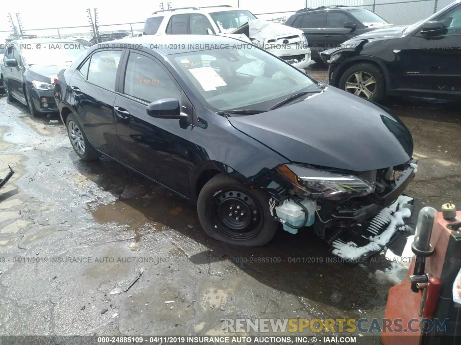 1 Photograph of a damaged car 2T1BURHEXKC199164 TOYOTA COROLLA 2019