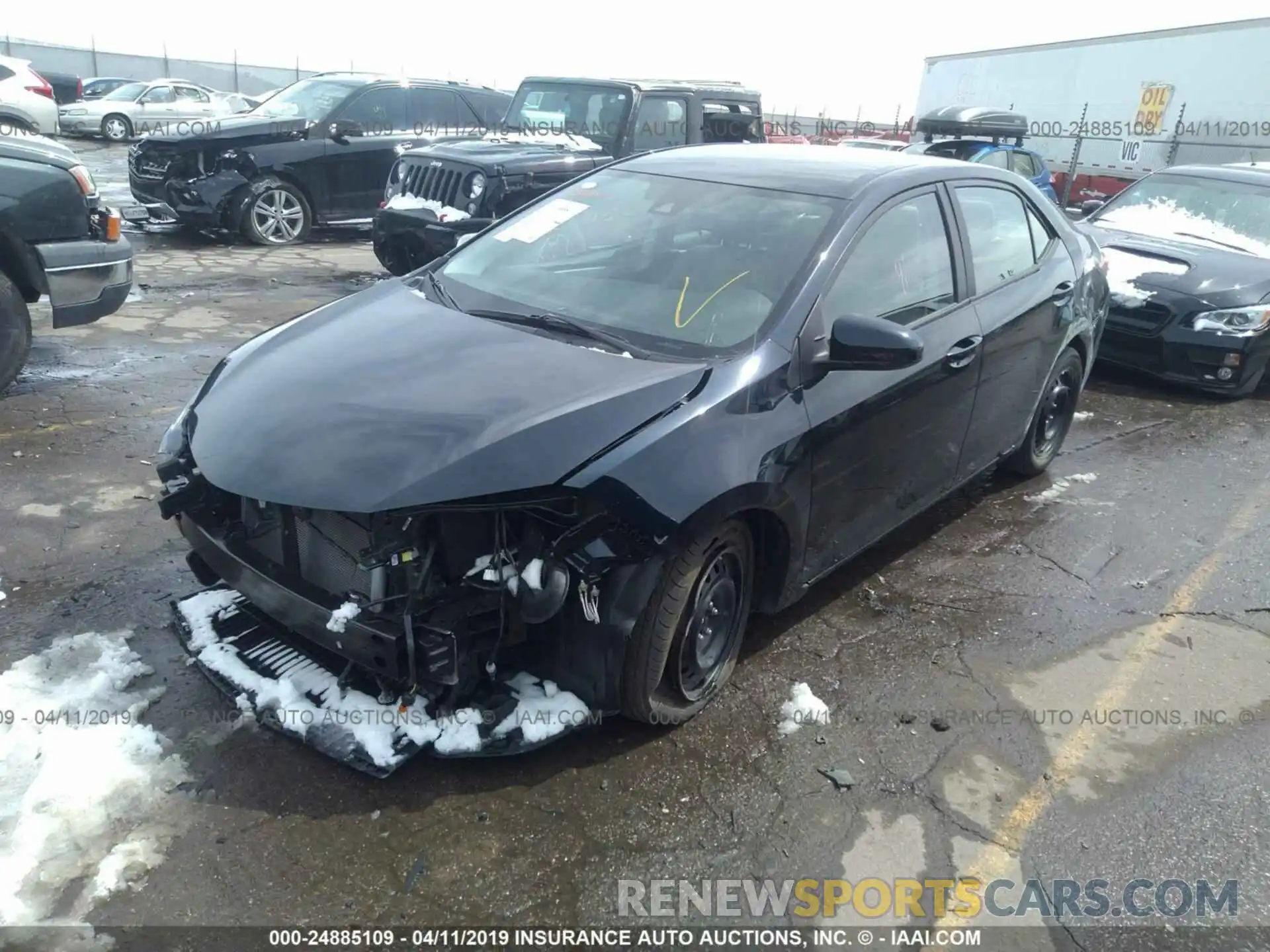 6 Photograph of a damaged car 2T1BURHEXKC199164 TOYOTA COROLLA 2019