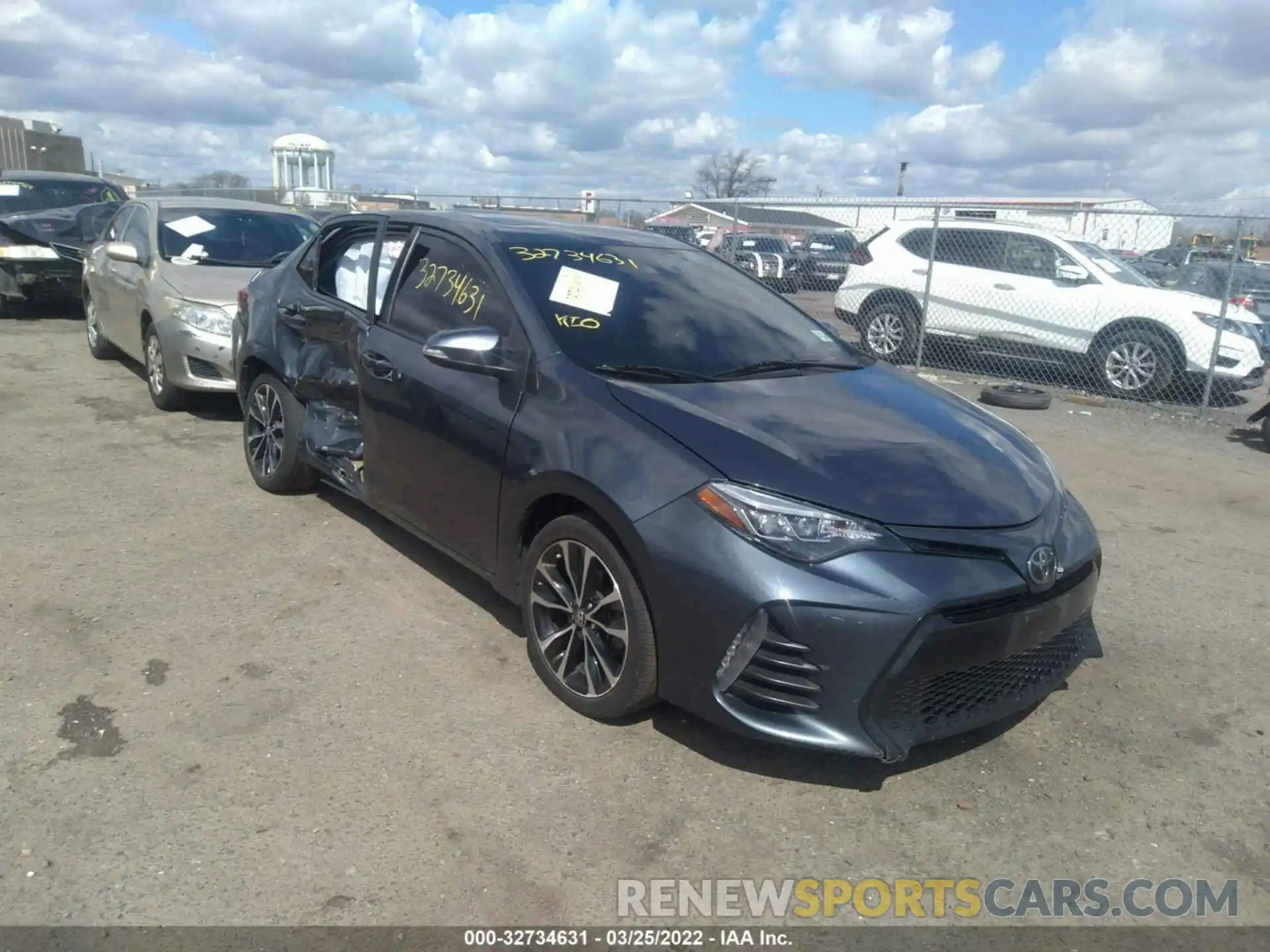 1 Photograph of a damaged car 2T1BURHEXKC199827 TOYOTA COROLLA 2019