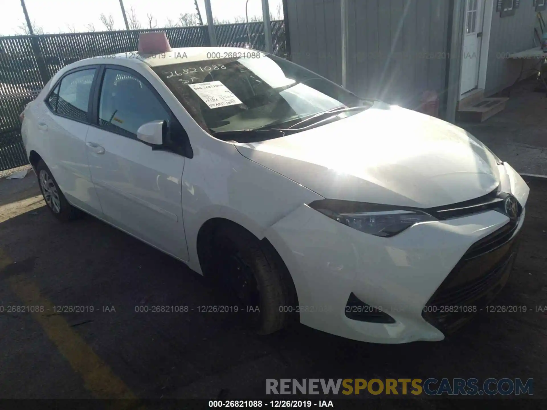 1 Photograph of a damaged car 2T1BURHEXKC200281 TOYOTA COROLLA 2019