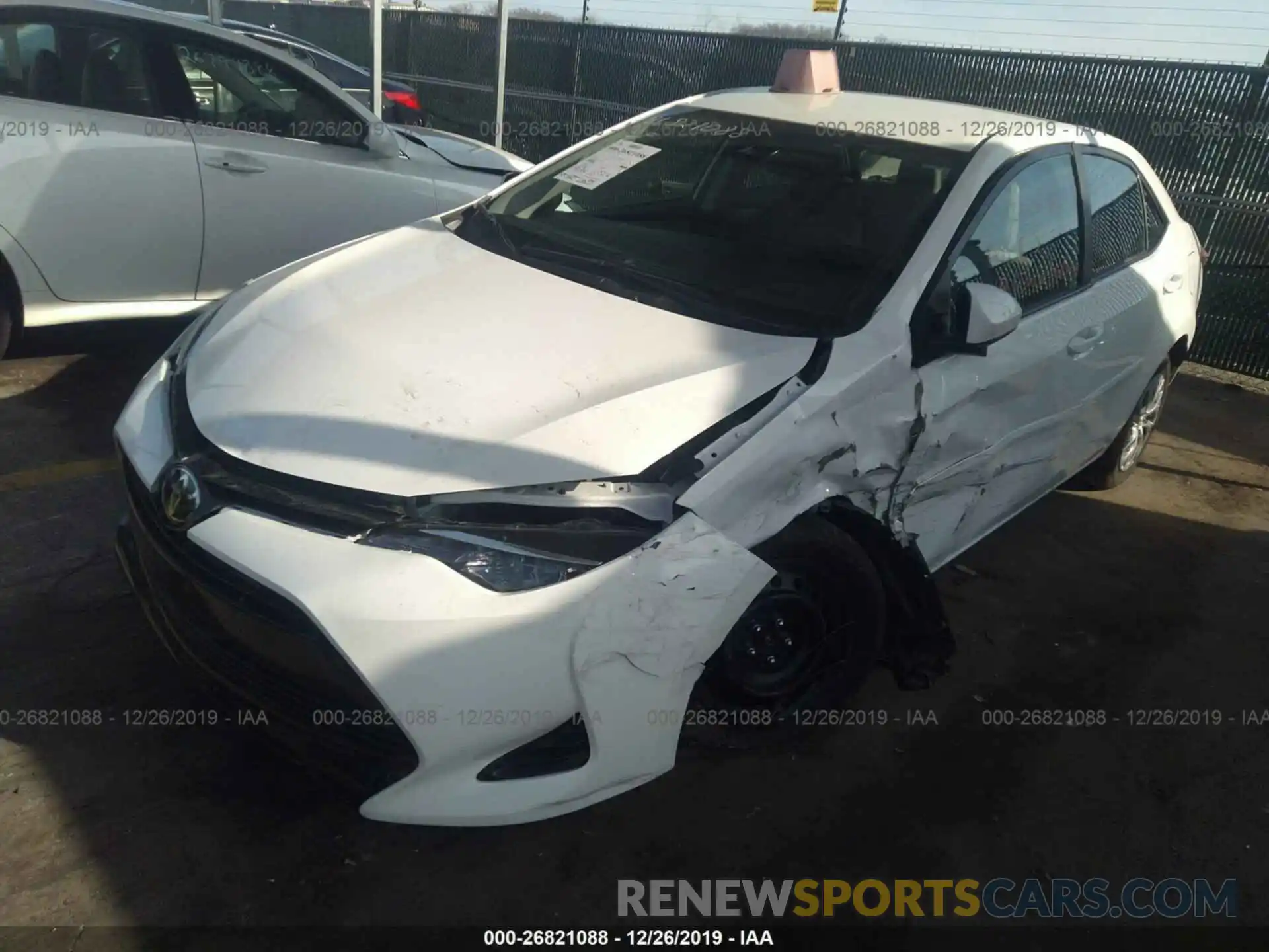 2 Photograph of a damaged car 2T1BURHEXKC200281 TOYOTA COROLLA 2019