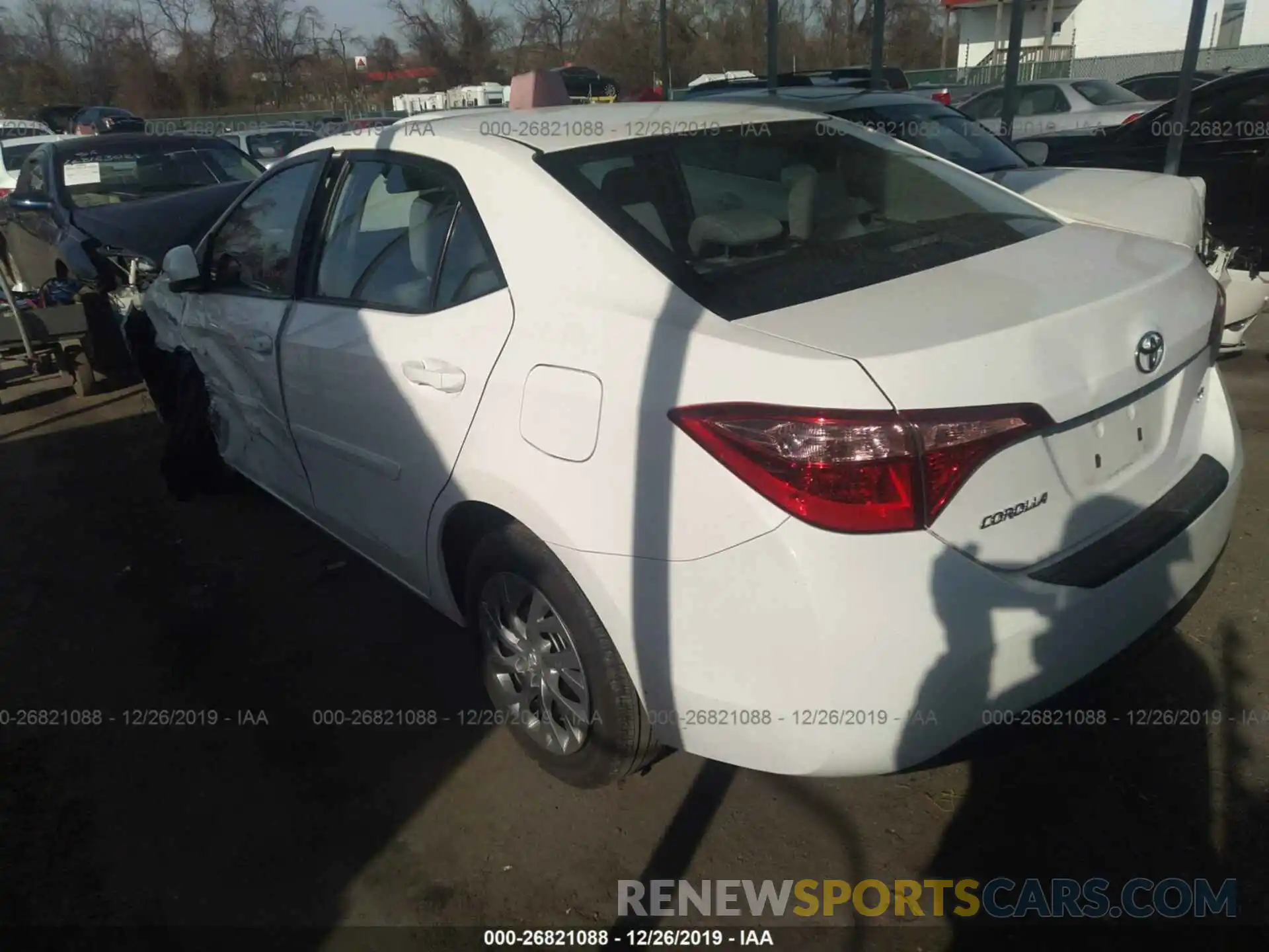 3 Photograph of a damaged car 2T1BURHEXKC200281 TOYOTA COROLLA 2019