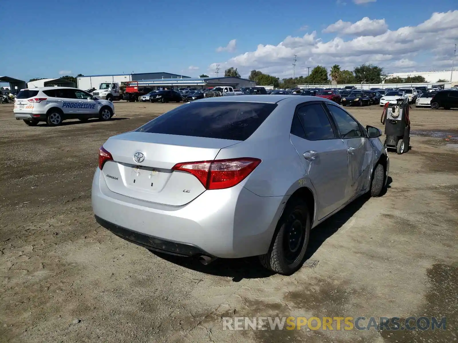 4 Photograph of a damaged car 2T1BURHEXKC200300 TOYOTA COROLLA 2019