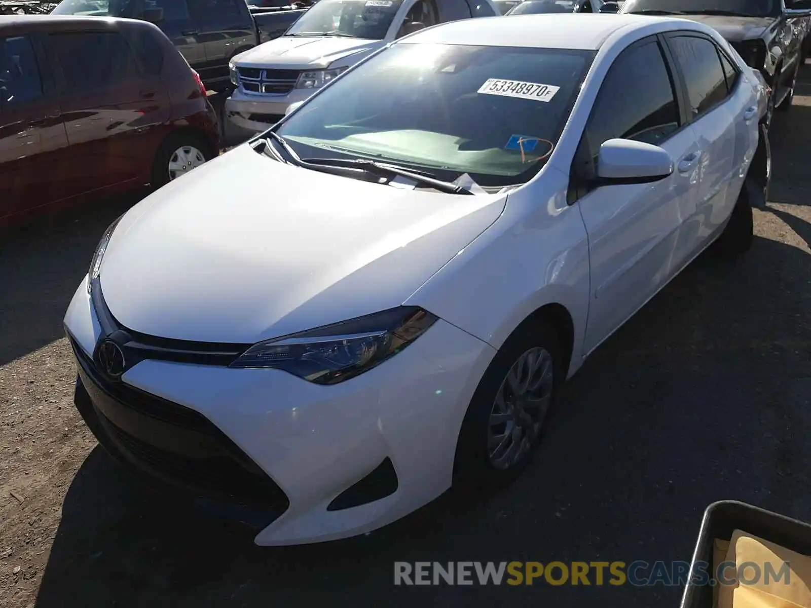 2 Photograph of a damaged car 2T1BURHEXKC201320 TOYOTA COROLLA 2019