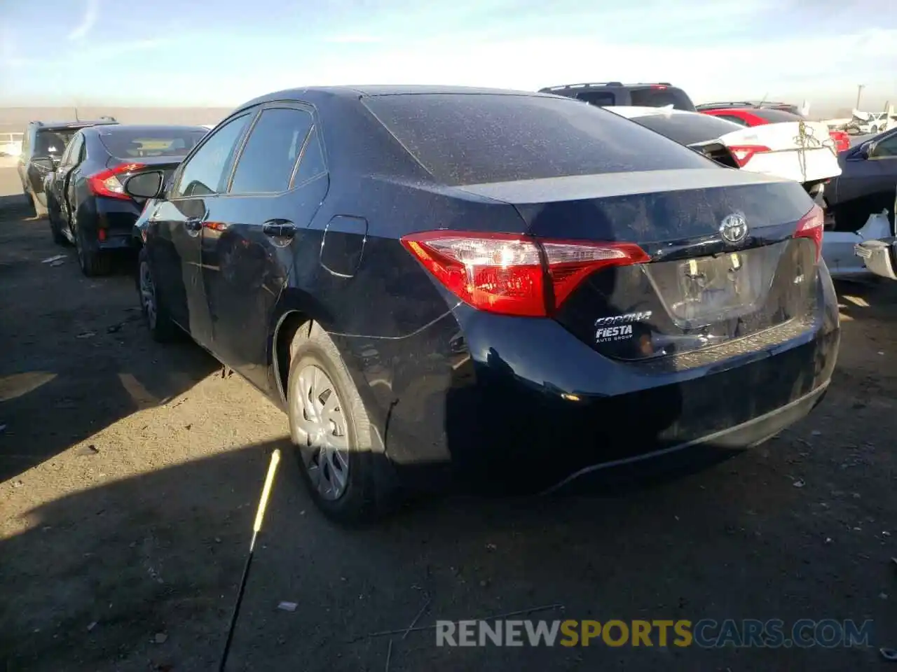 3 Photograph of a damaged car 2T1BURHEXKC201396 TOYOTA COROLLA 2019