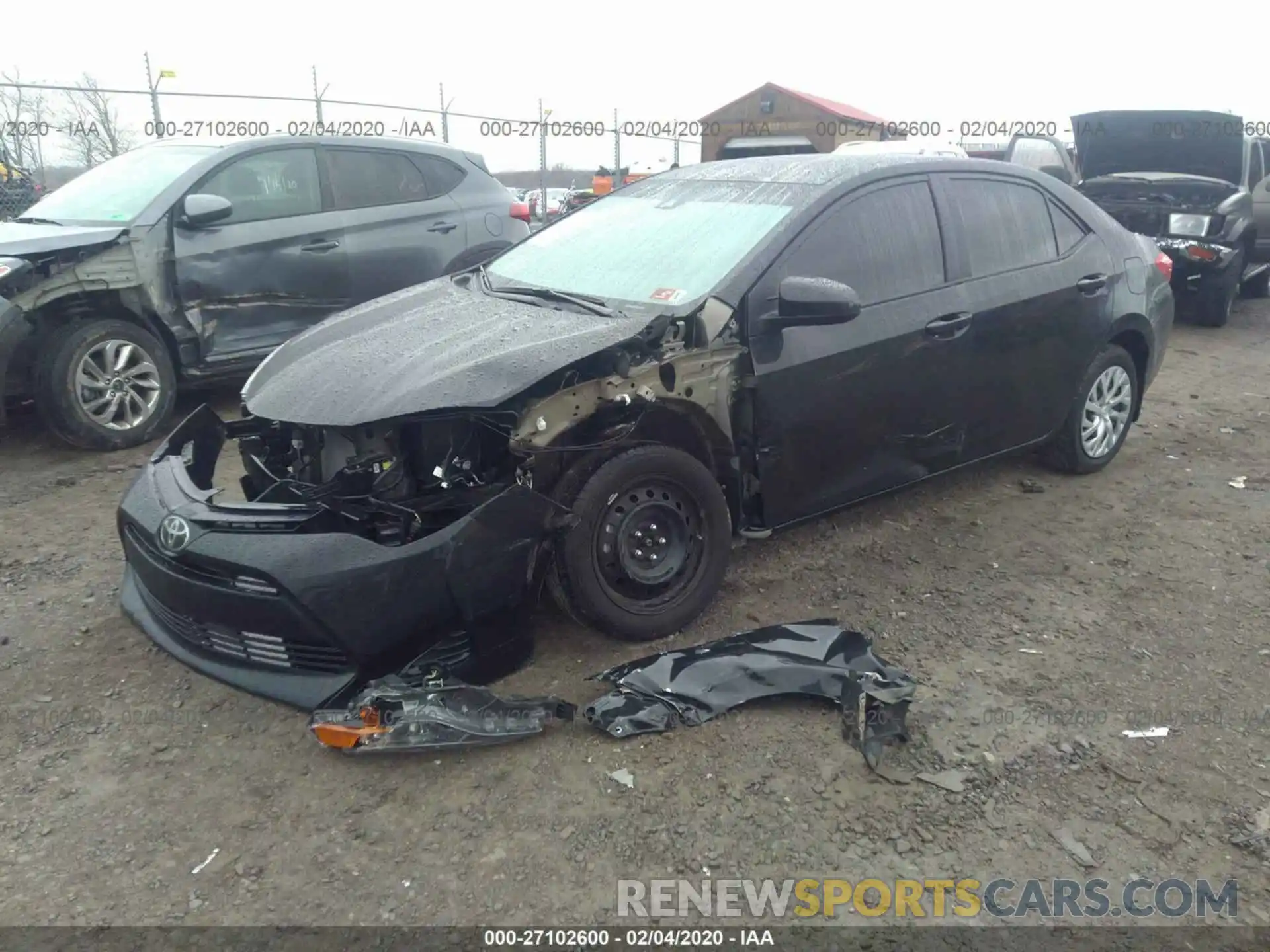 2 Photograph of a damaged car 2T1BURHEXKC201687 TOYOTA COROLLA 2019