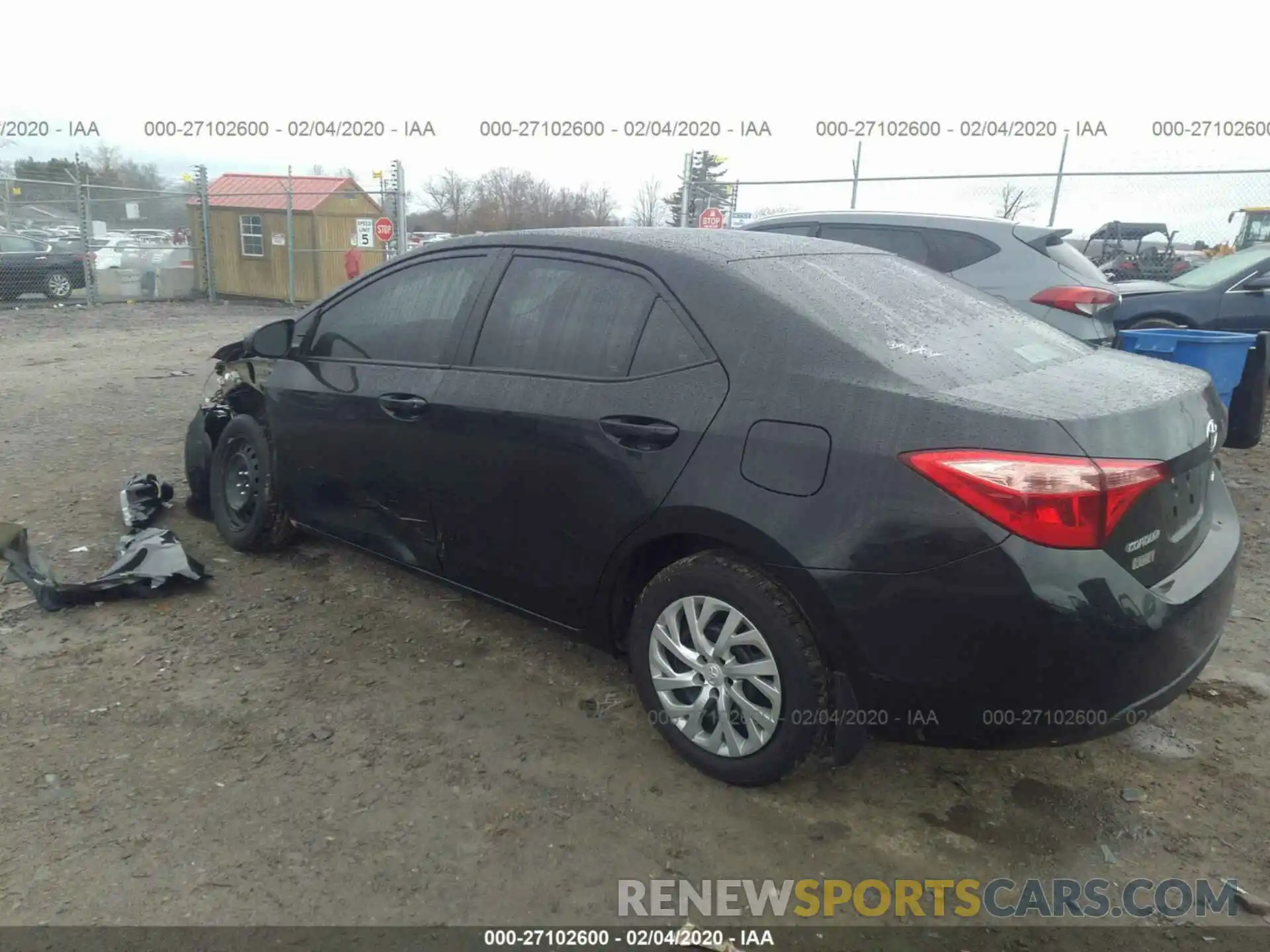 3 Photograph of a damaged car 2T1BURHEXKC201687 TOYOTA COROLLA 2019