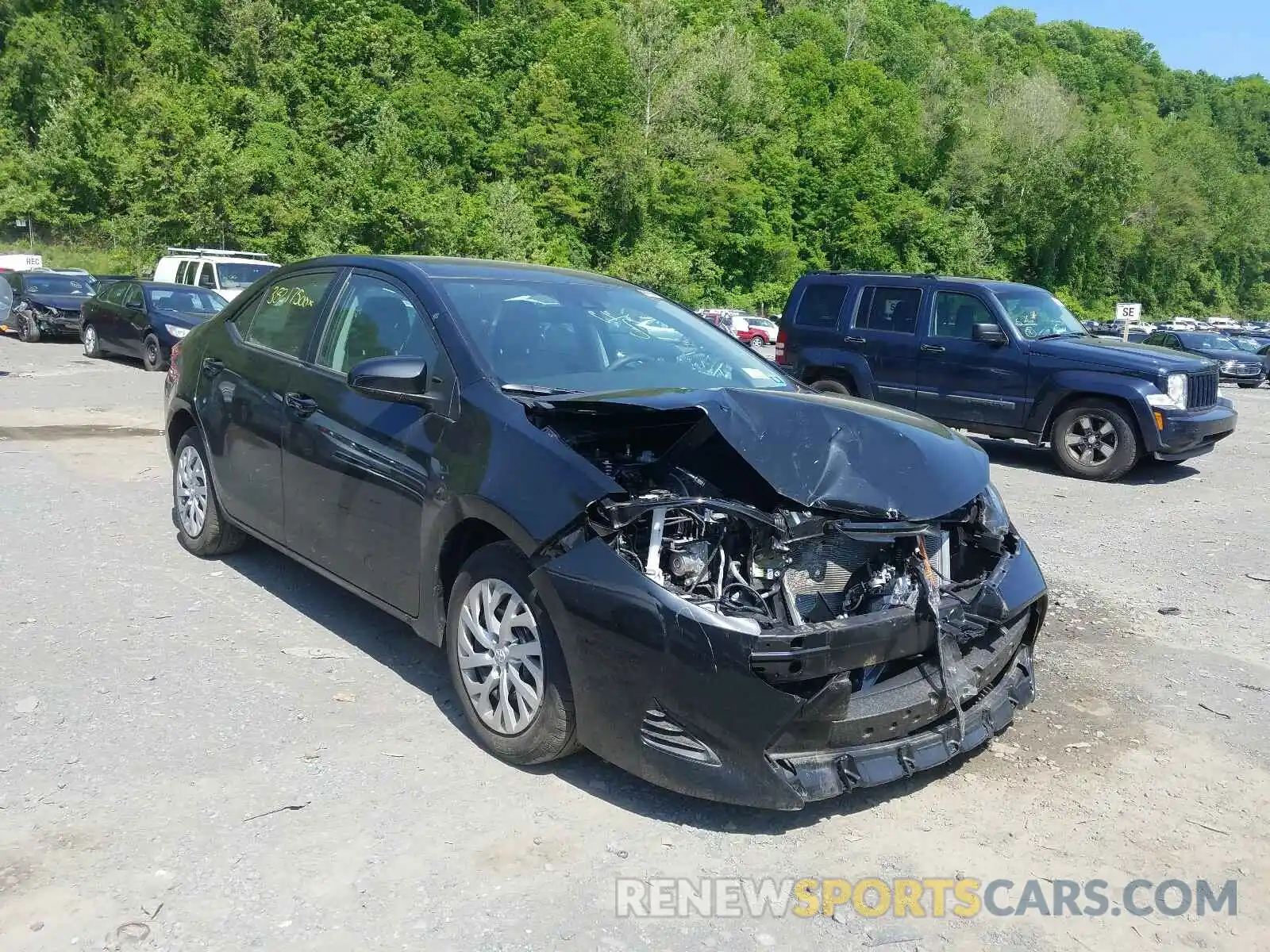 1 Photograph of a damaged car 2T1BURHEXKC201866 TOYOTA COROLLA 2019