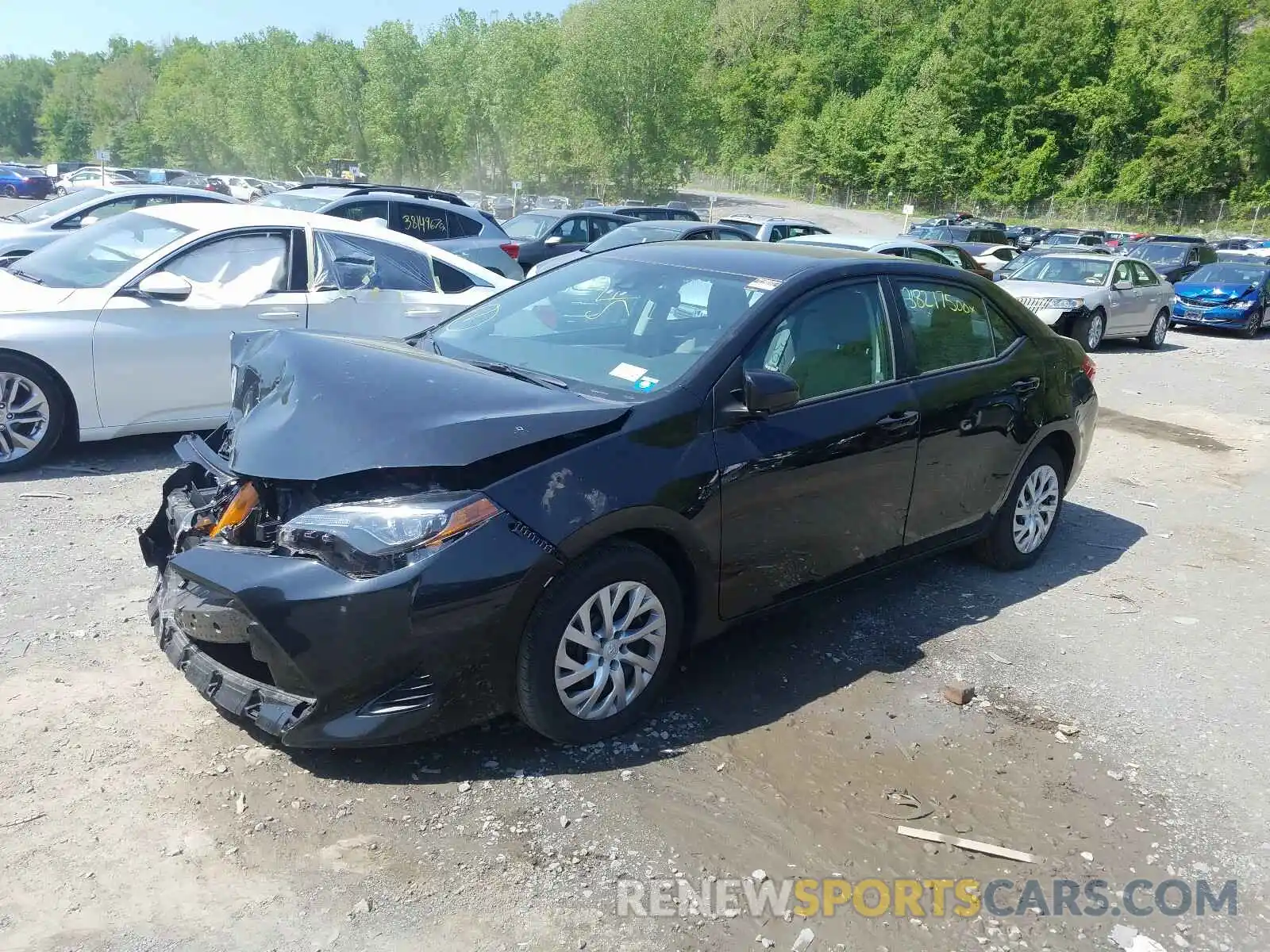 2 Photograph of a damaged car 2T1BURHEXKC201866 TOYOTA COROLLA 2019