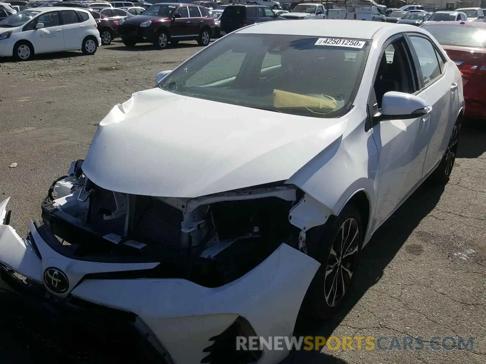 2 Photograph of a damaged car 2T1BURHEXKC201978 TOYOTA COROLLA 2019