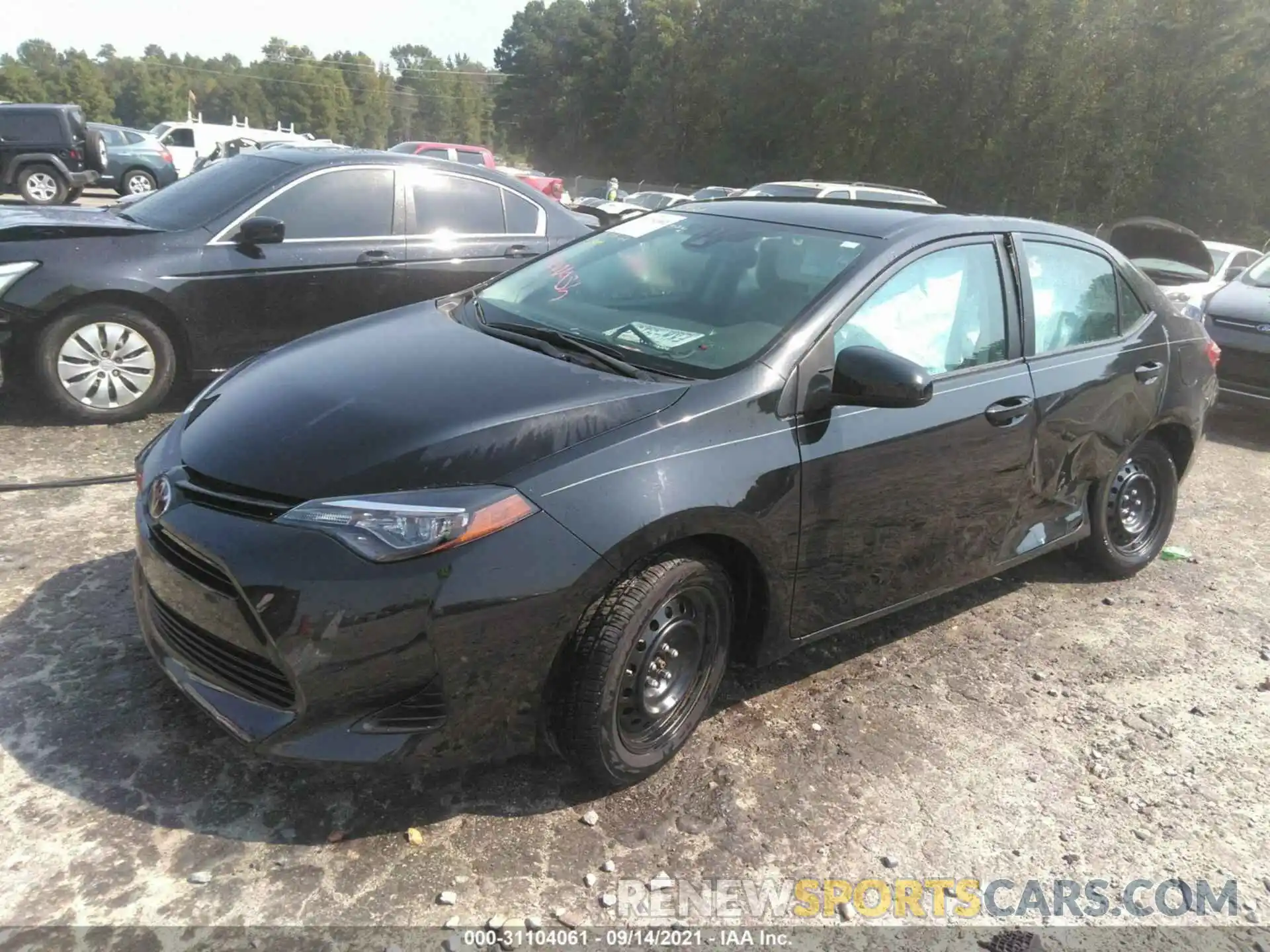 2 Photograph of a damaged car 2T1BURHEXKC202001 TOYOTA COROLLA 2019