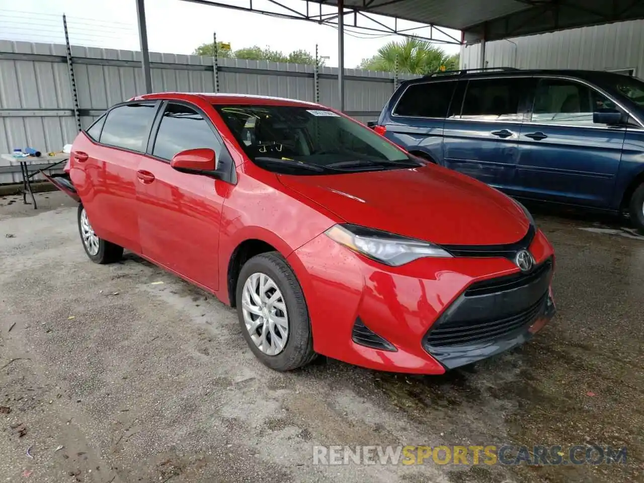 1 Photograph of a damaged car 2T1BURHEXKC202192 TOYOTA COROLLA 2019