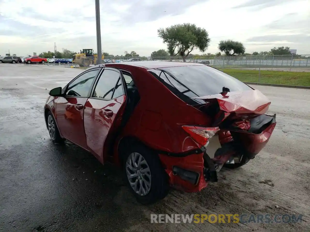 3 Photograph of a damaged car 2T1BURHEXKC202192 TOYOTA COROLLA 2019