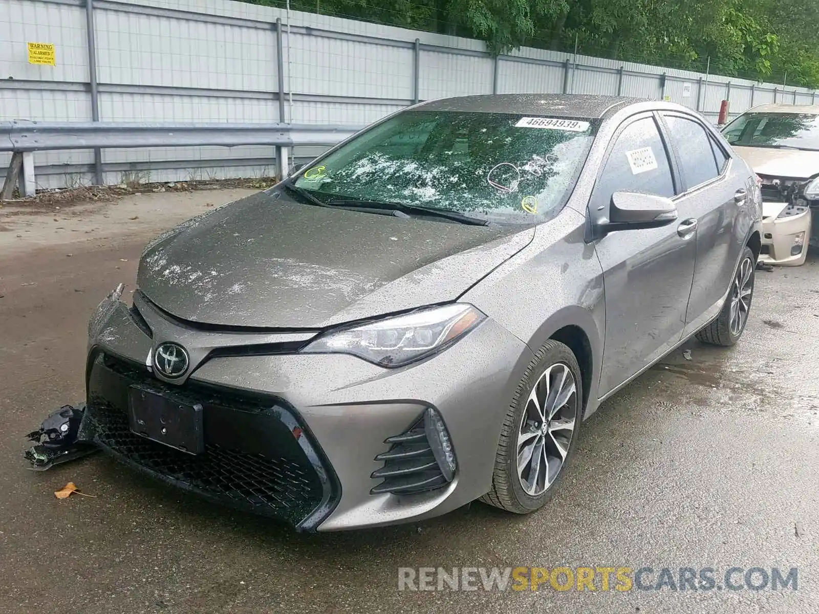 2 Photograph of a damaged car 2T1BURHEXKC202337 TOYOTA COROLLA 2019